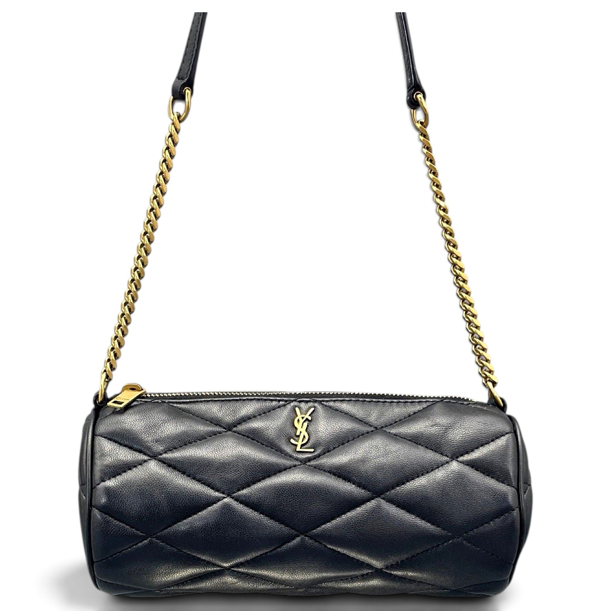 Saint Laurent Leather bowling bag