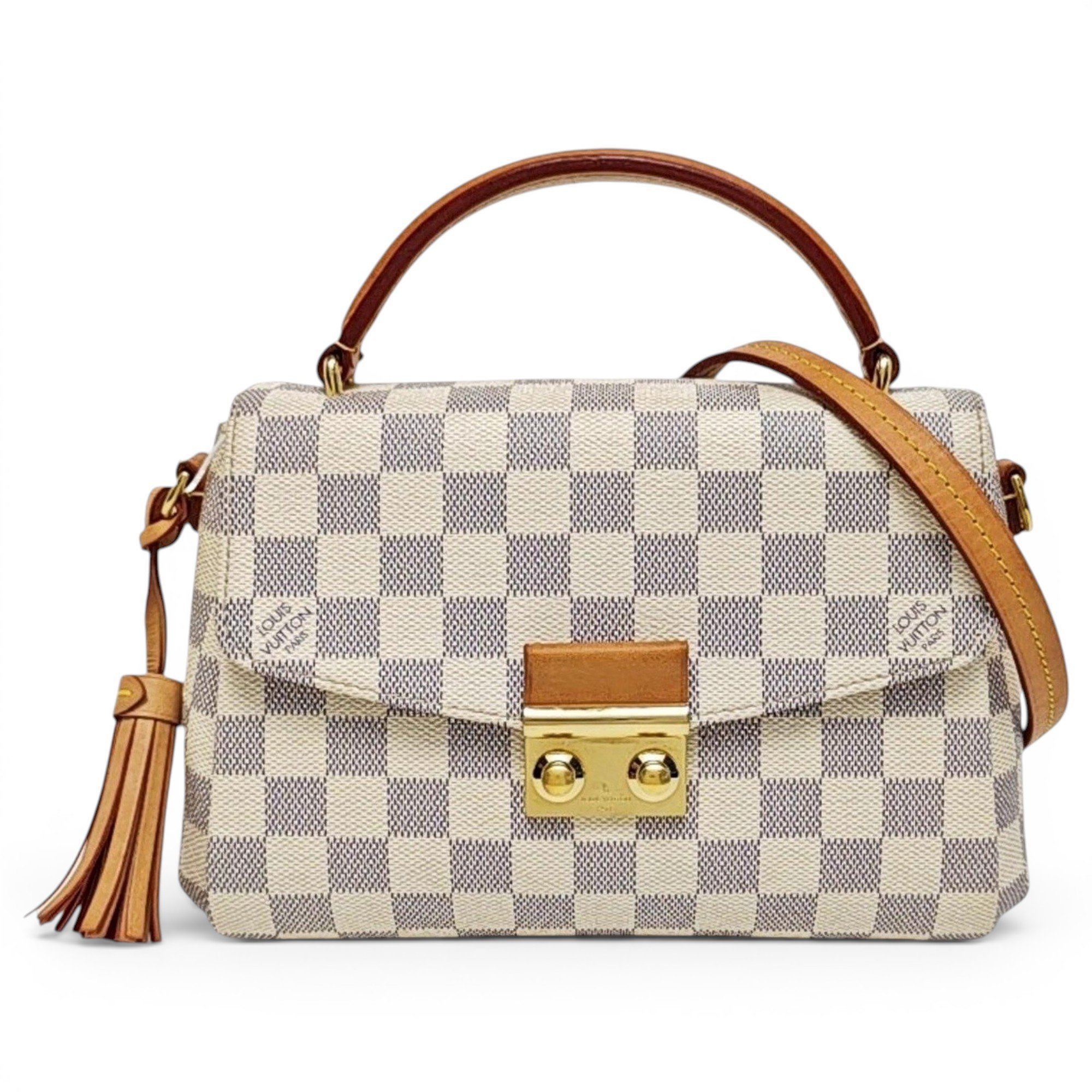 Croisette leather handbag