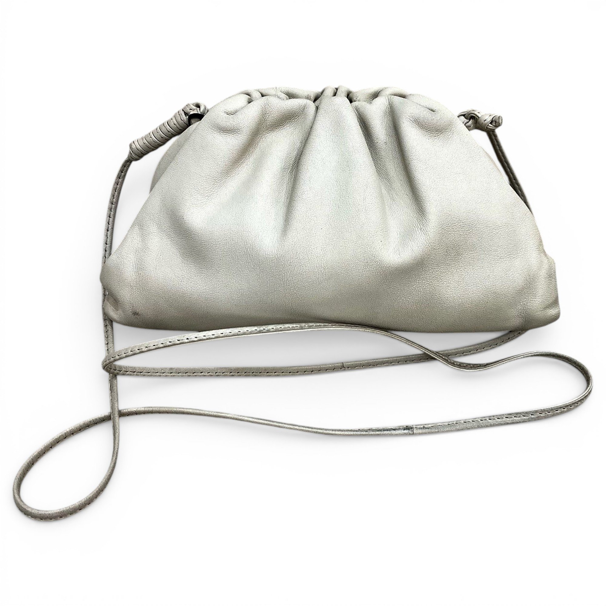 Pouch leather handbag