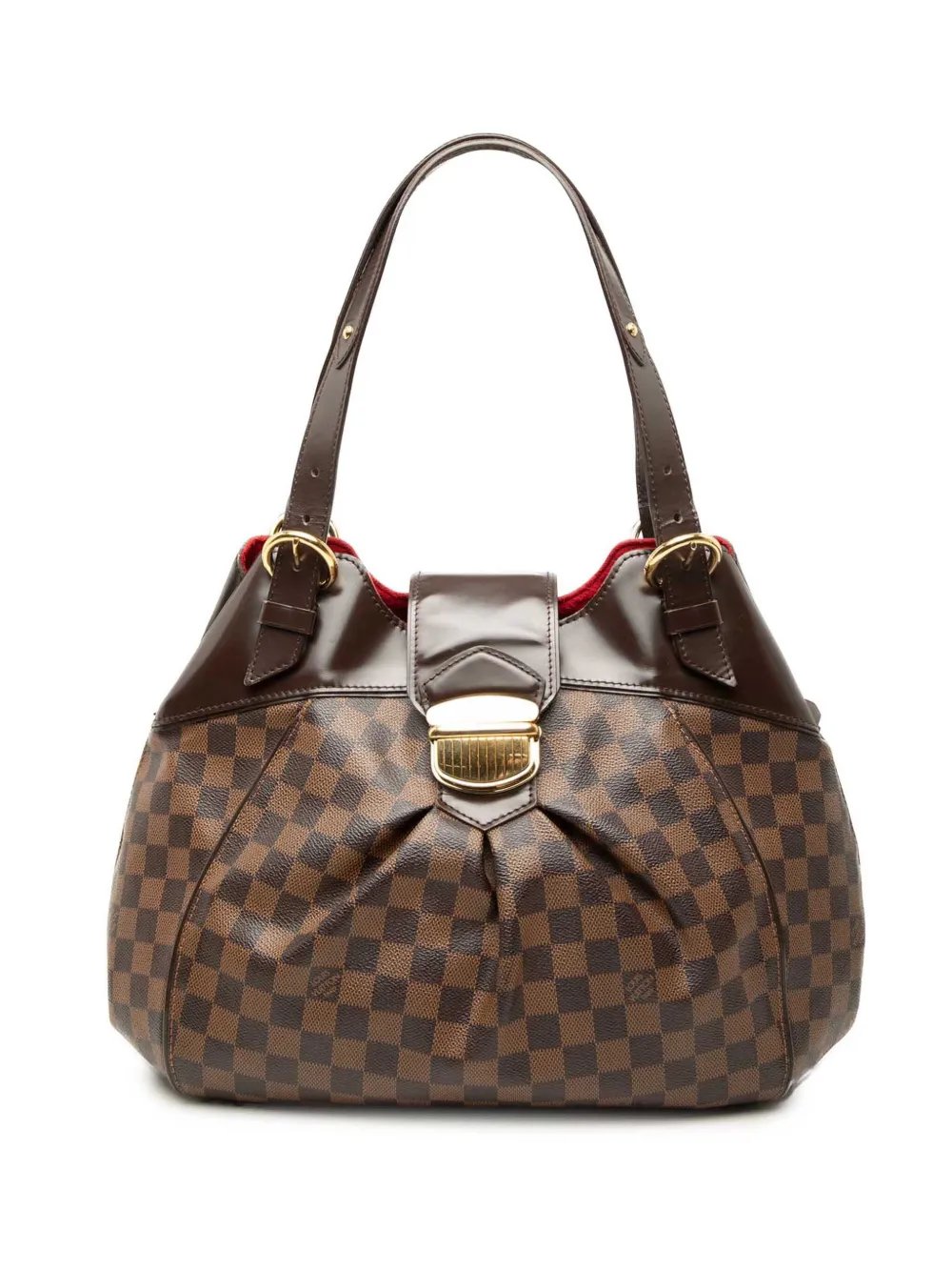 2009-2013 Damier Ebene Sistina GM shoulder bag