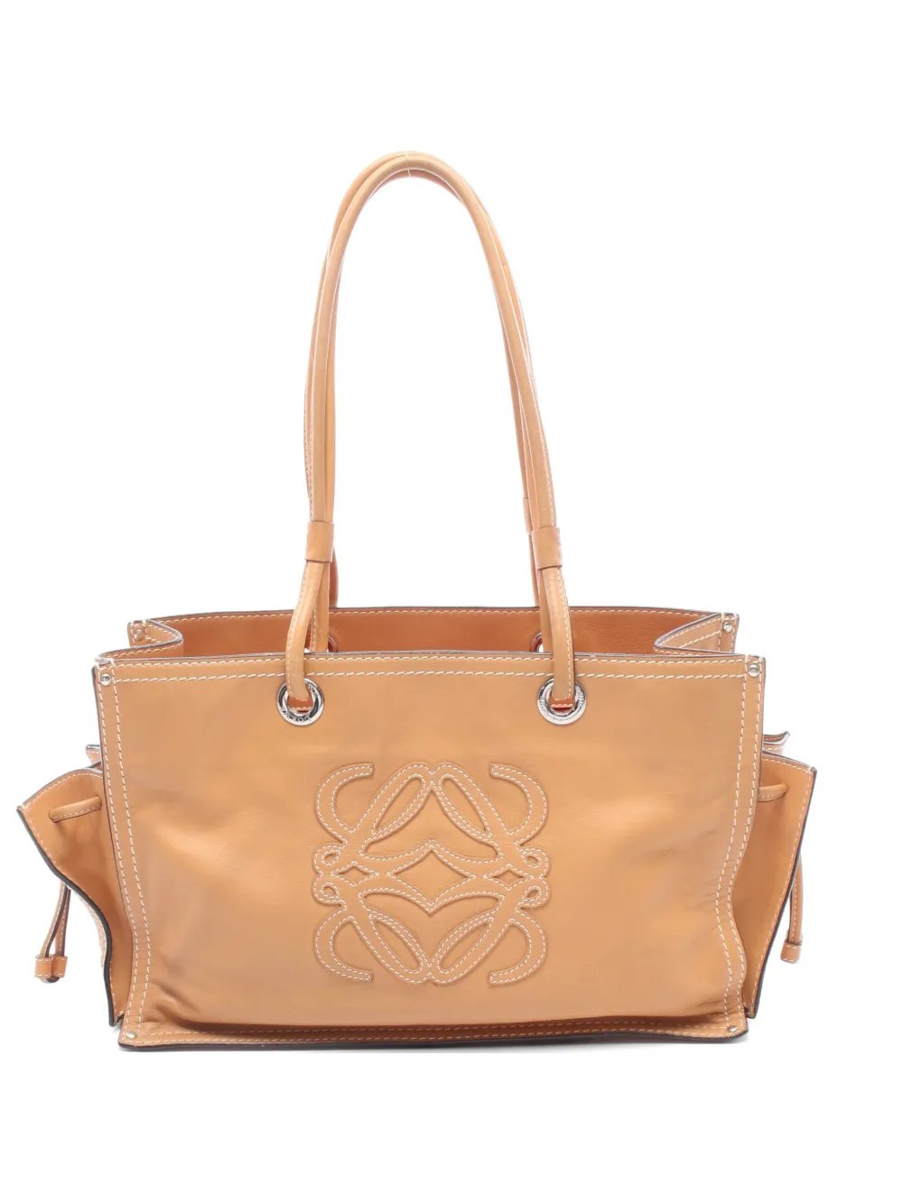 2000s Anagram leather tote bag