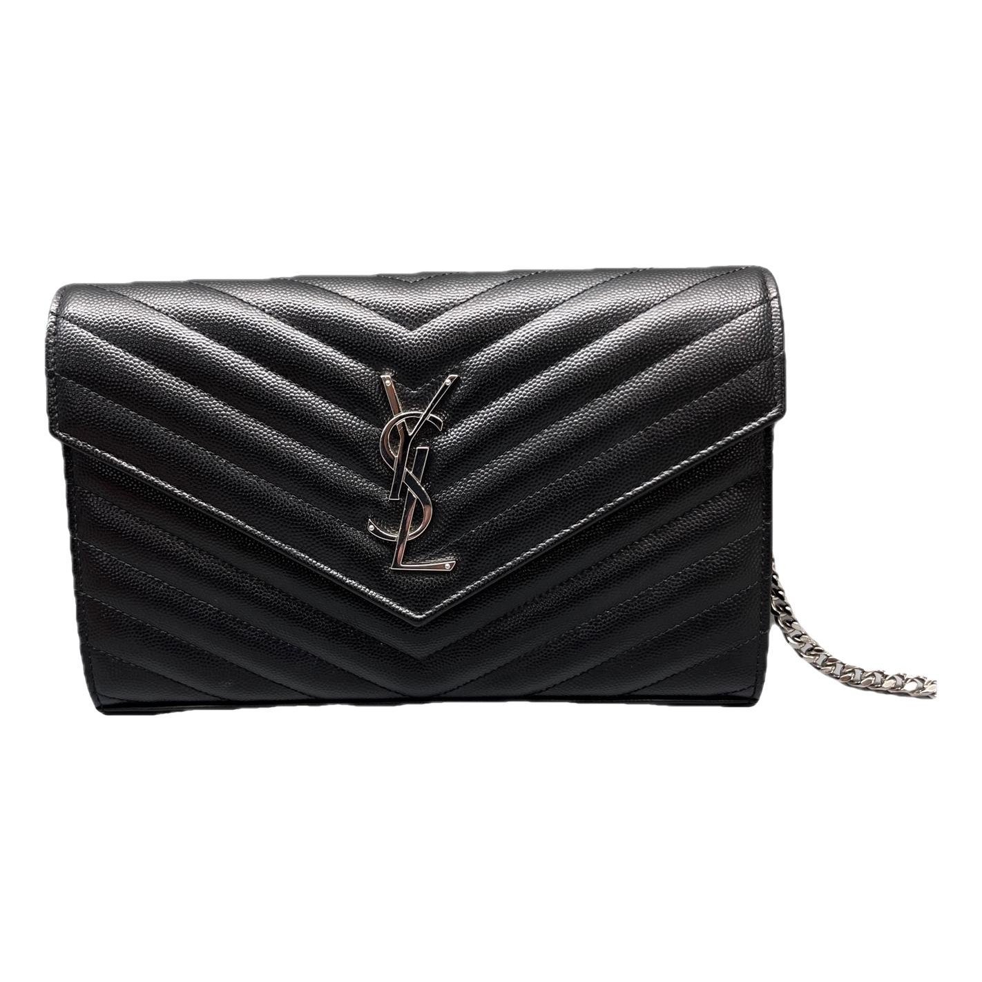 Portefeuille enveloppe leather handbag
