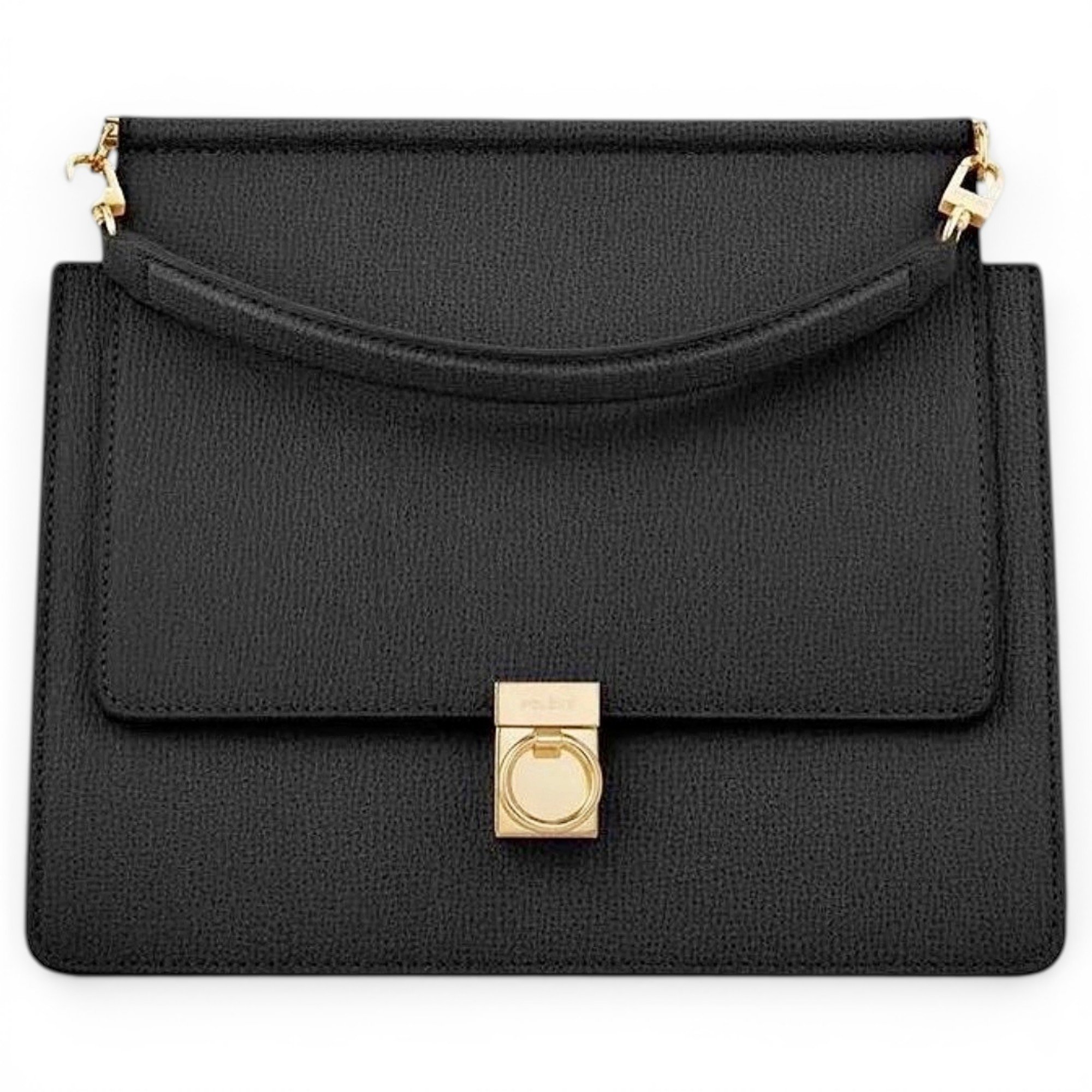 Polene Numéro Sept leather crossbody bag