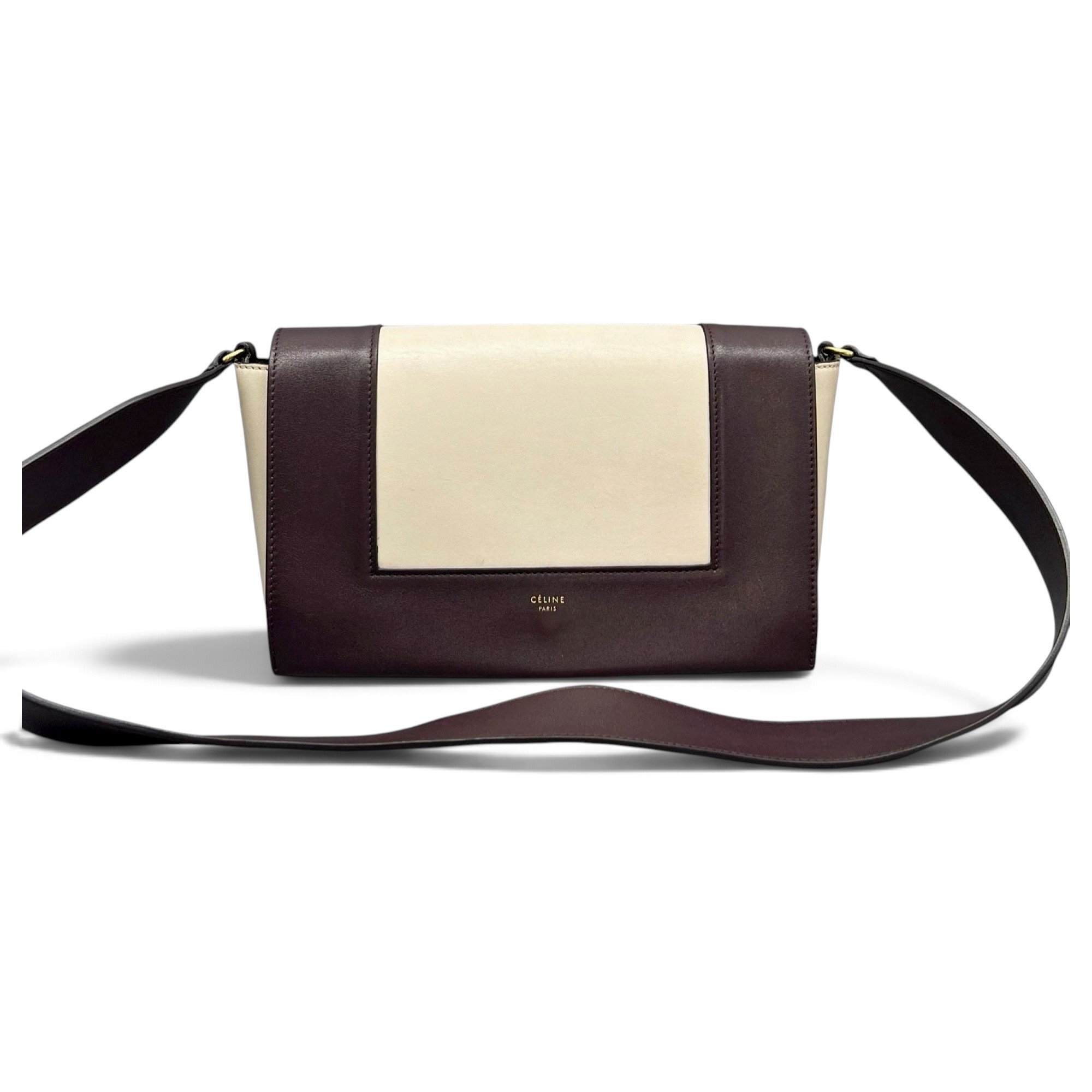 Celine Seau Sangle leather handbag