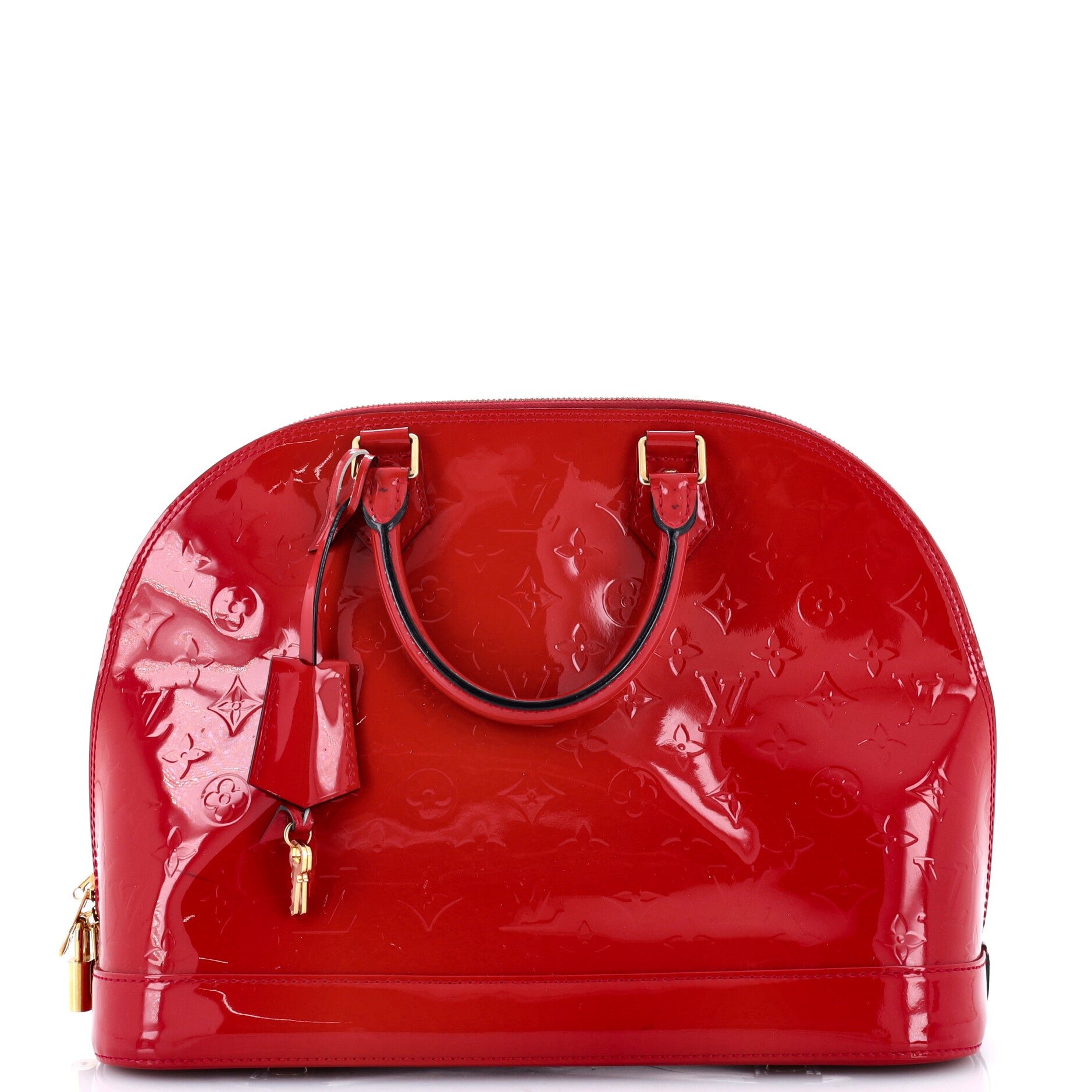 Alma Handbag Monogram Vernis GM