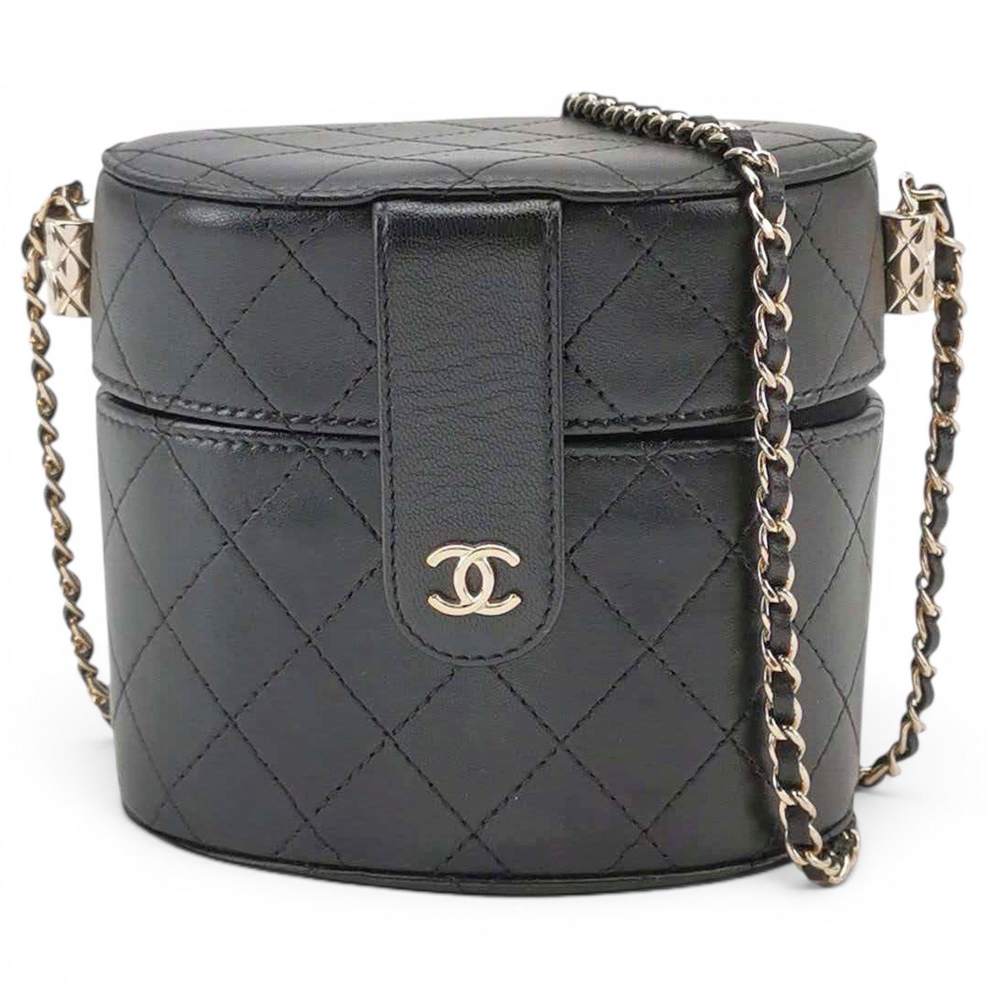 Trendy CC Vanity leather handbag