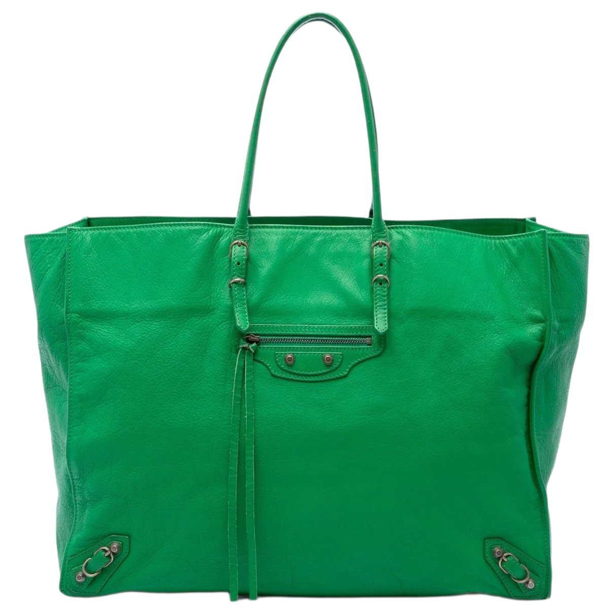 Papier leather tote