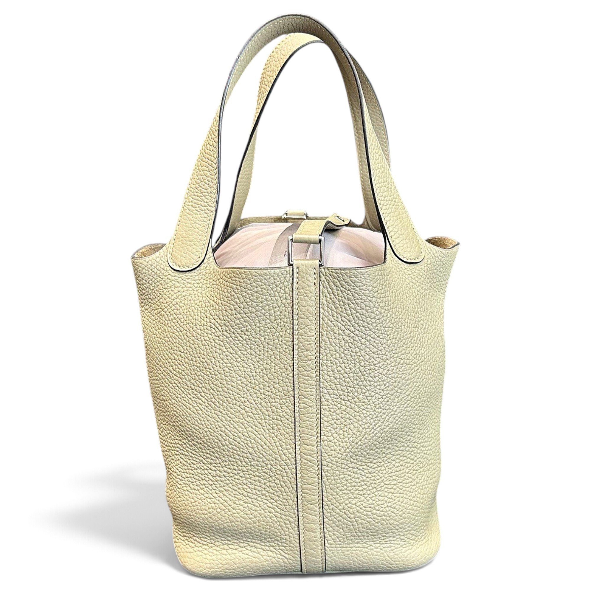 Picotin leather handbag