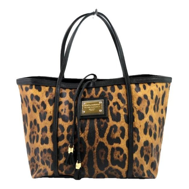 Leather tote