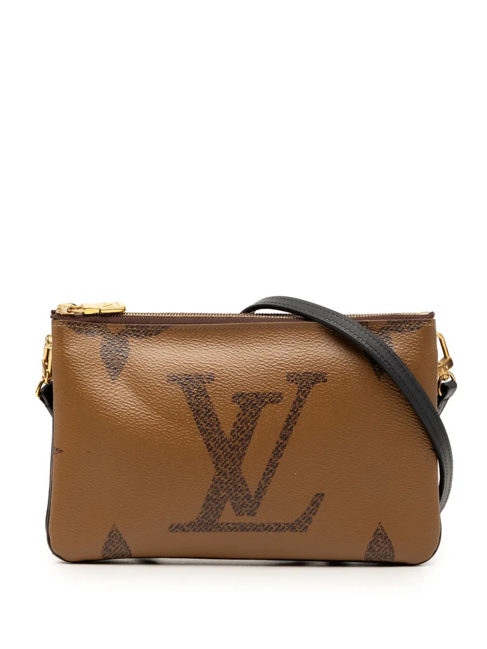2020 Monogram Giant Reverse Double Zip Pochette crossbody bag
