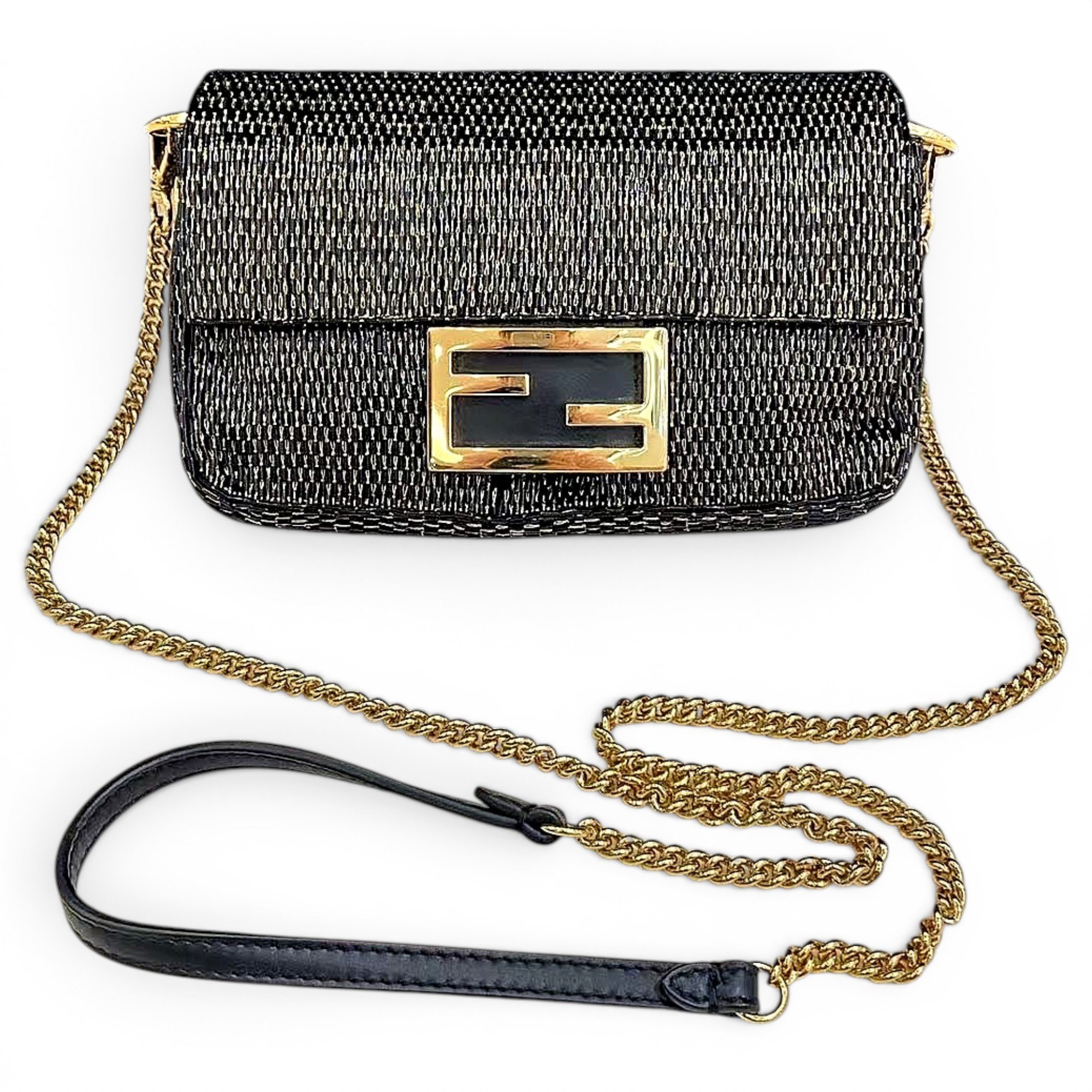Baguette leather handbag