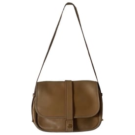 Hermes Noumea Handbag Beige Leather
