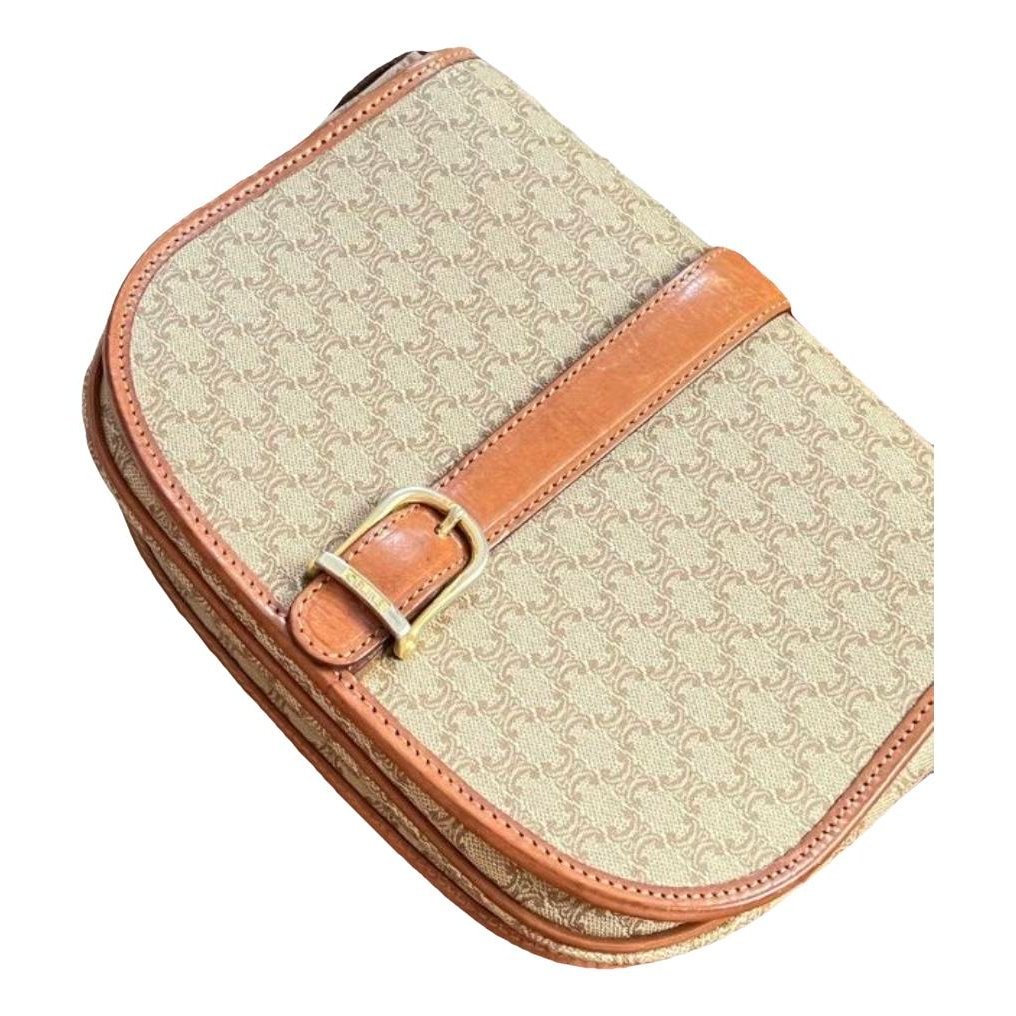 Triomphe leather crossbody bag