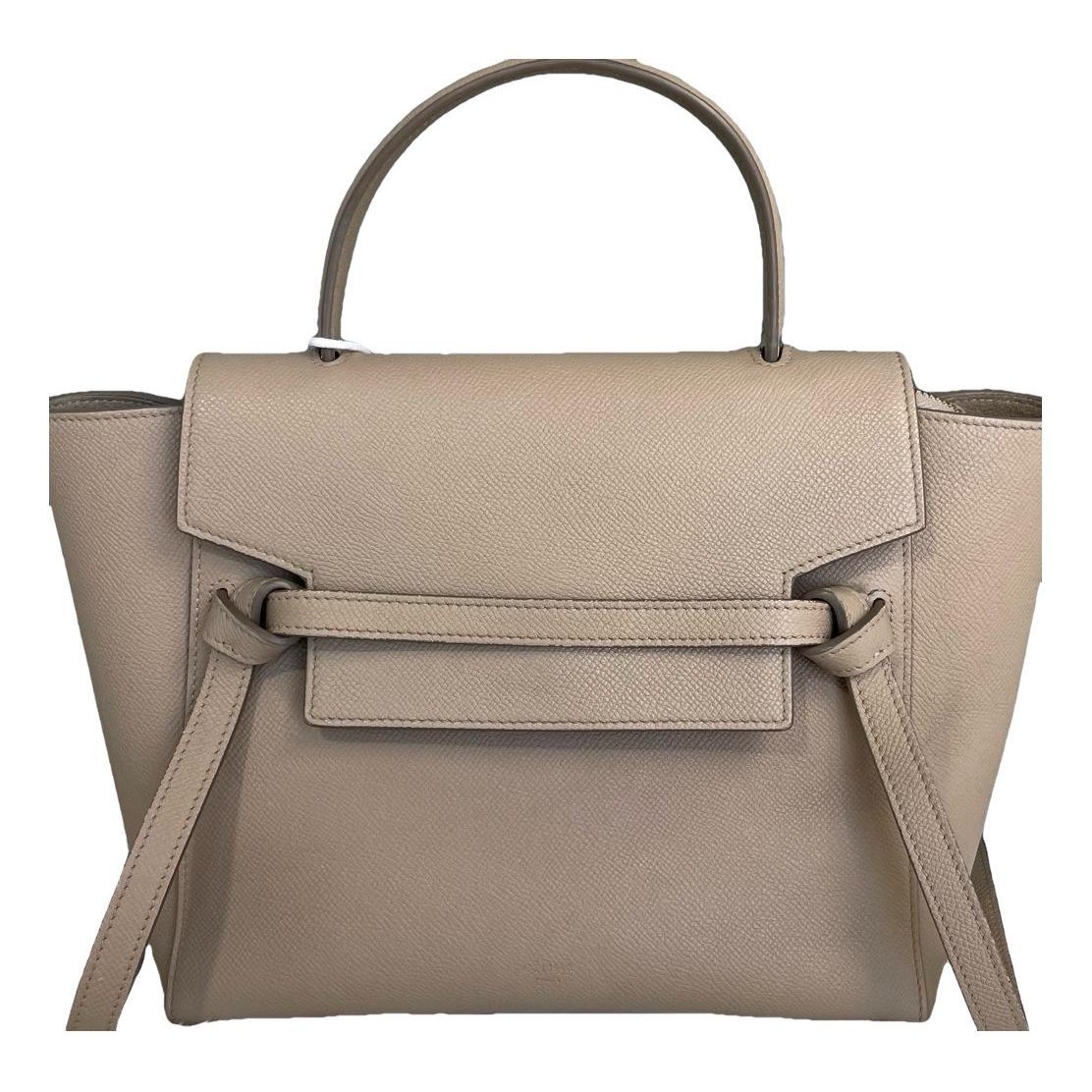 Belt leather handbag