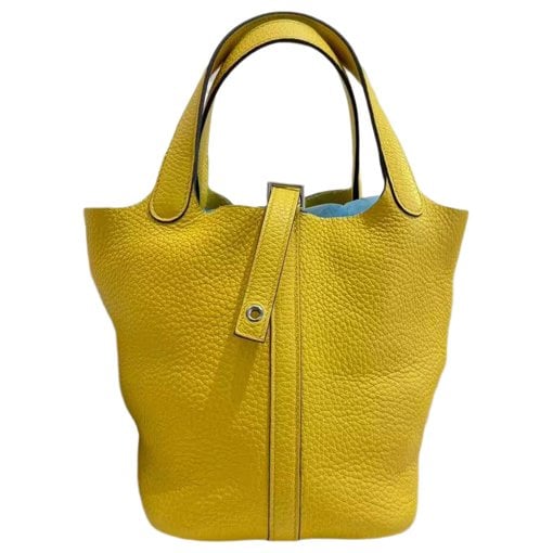 Picotin leather handbag