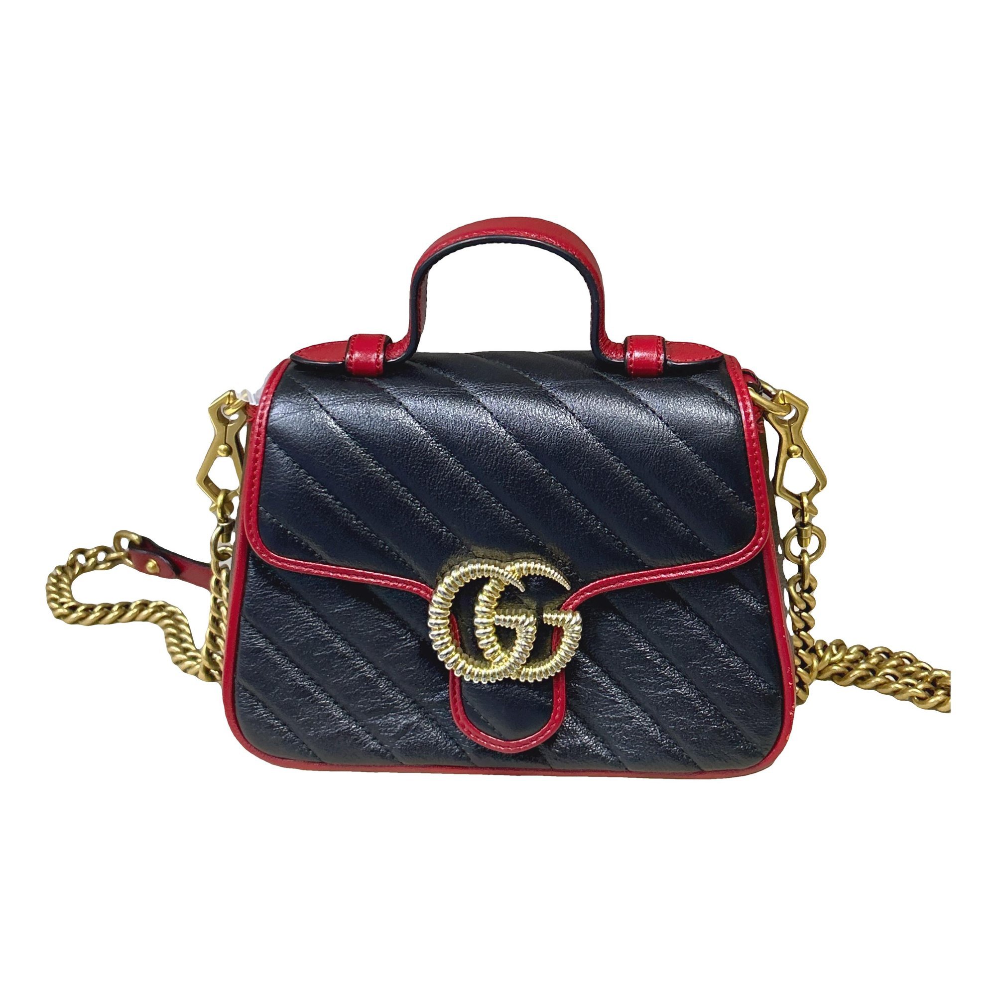 GG Marmont Flap leather handbag