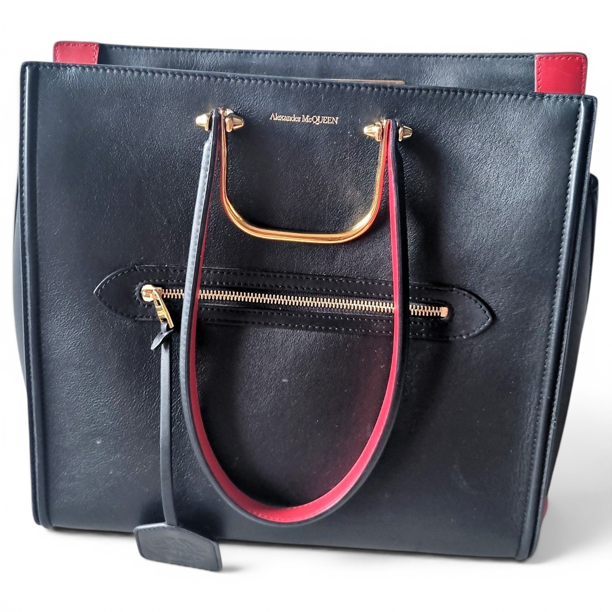 Leather tote