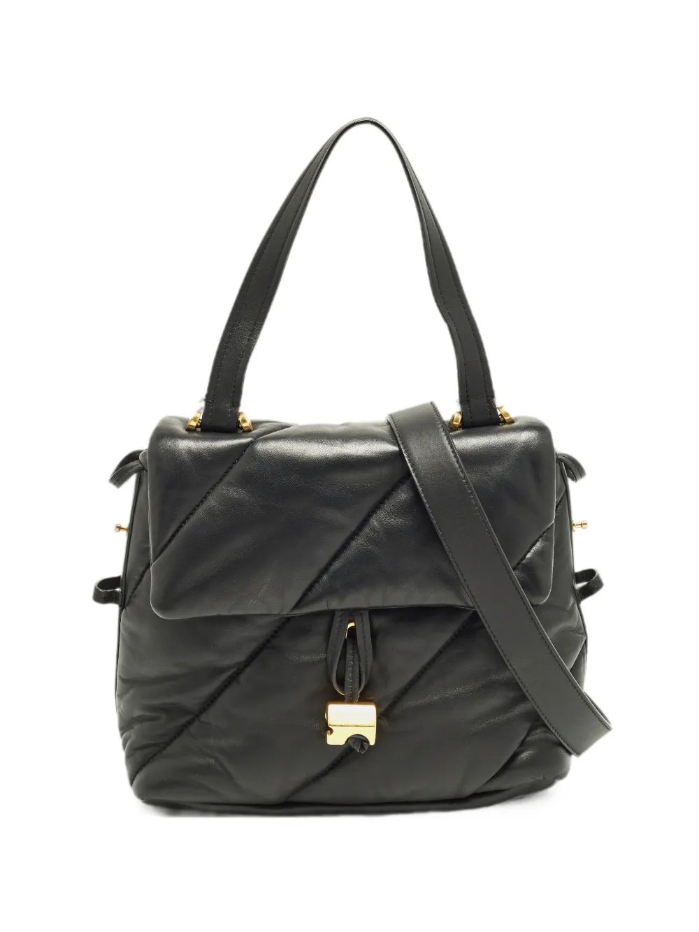 quilted Nailed shoulder bag