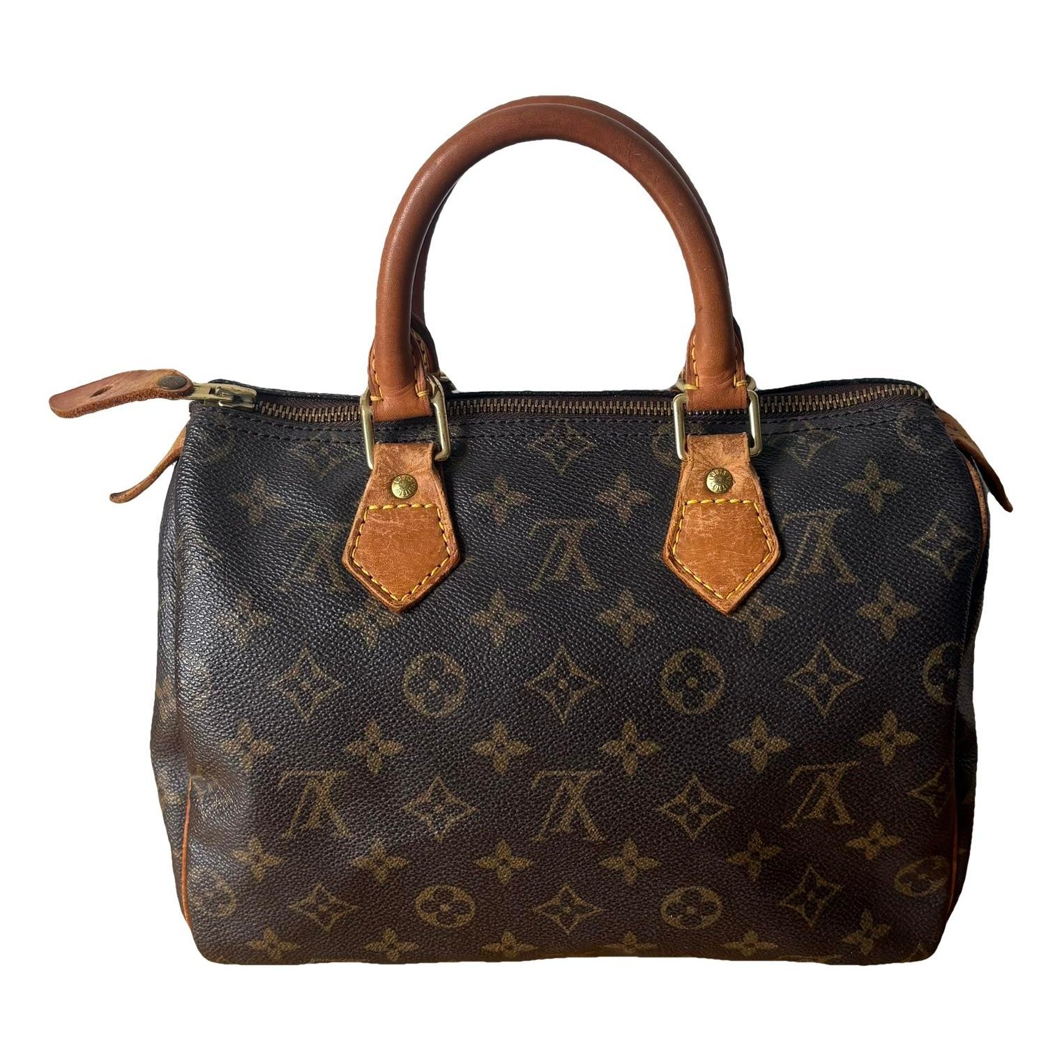 Speedy leather handbag