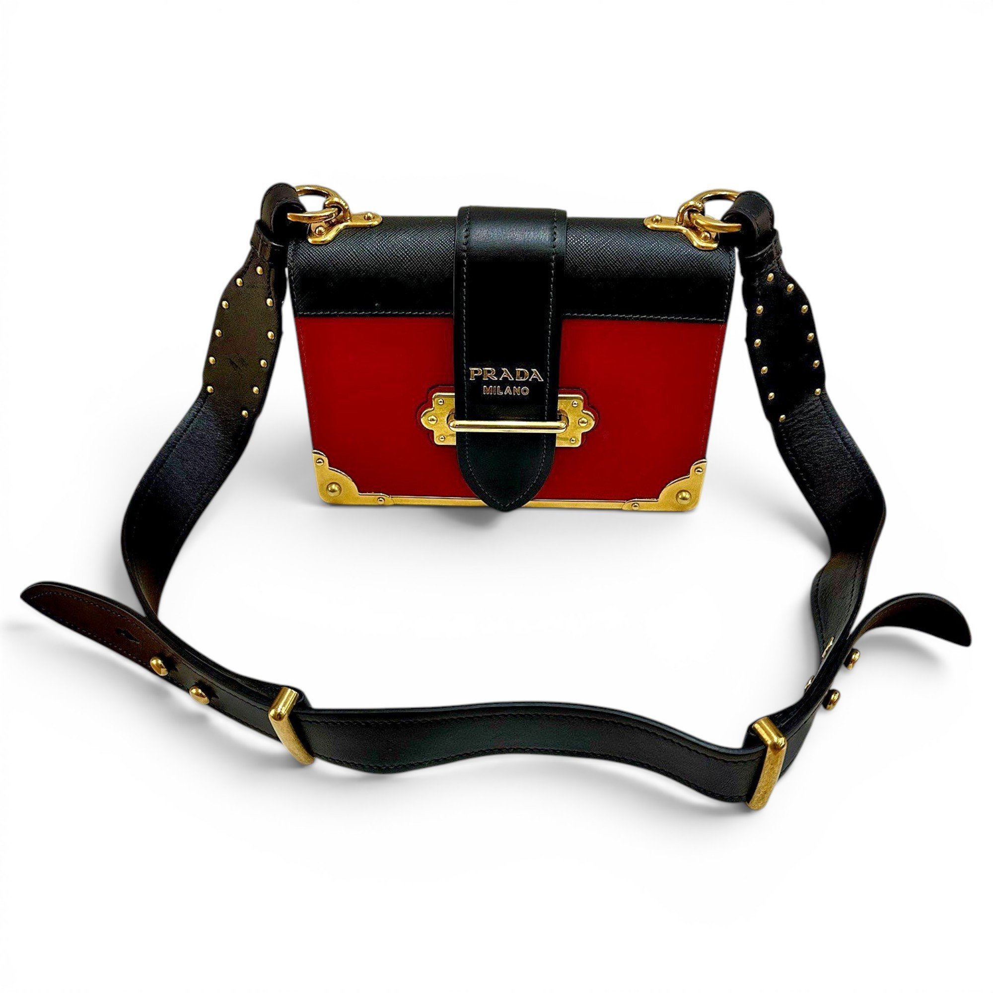 Cahier leather handbag