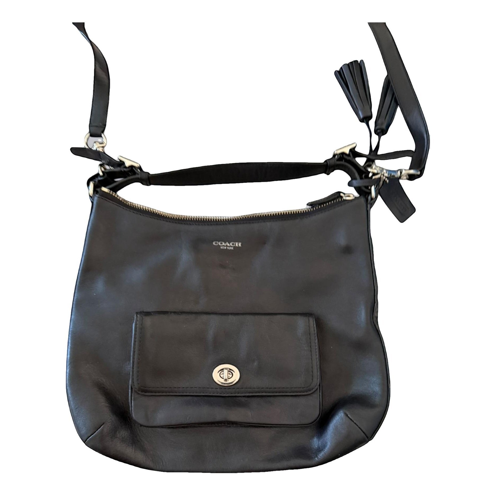 Leather crossbody bag