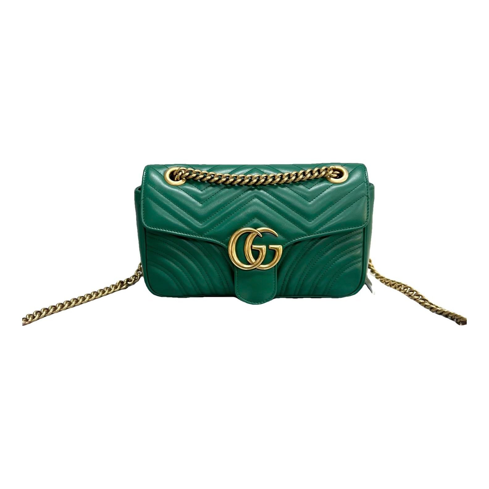 GG Marmont Flap leather crossbody bag