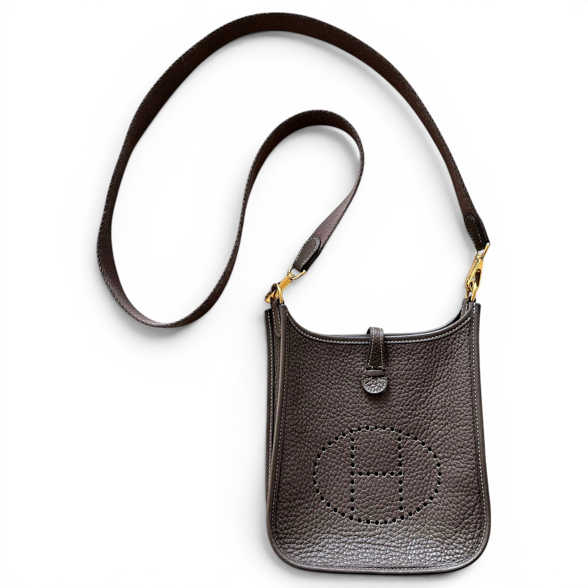 Evelyne leather crossbody bag