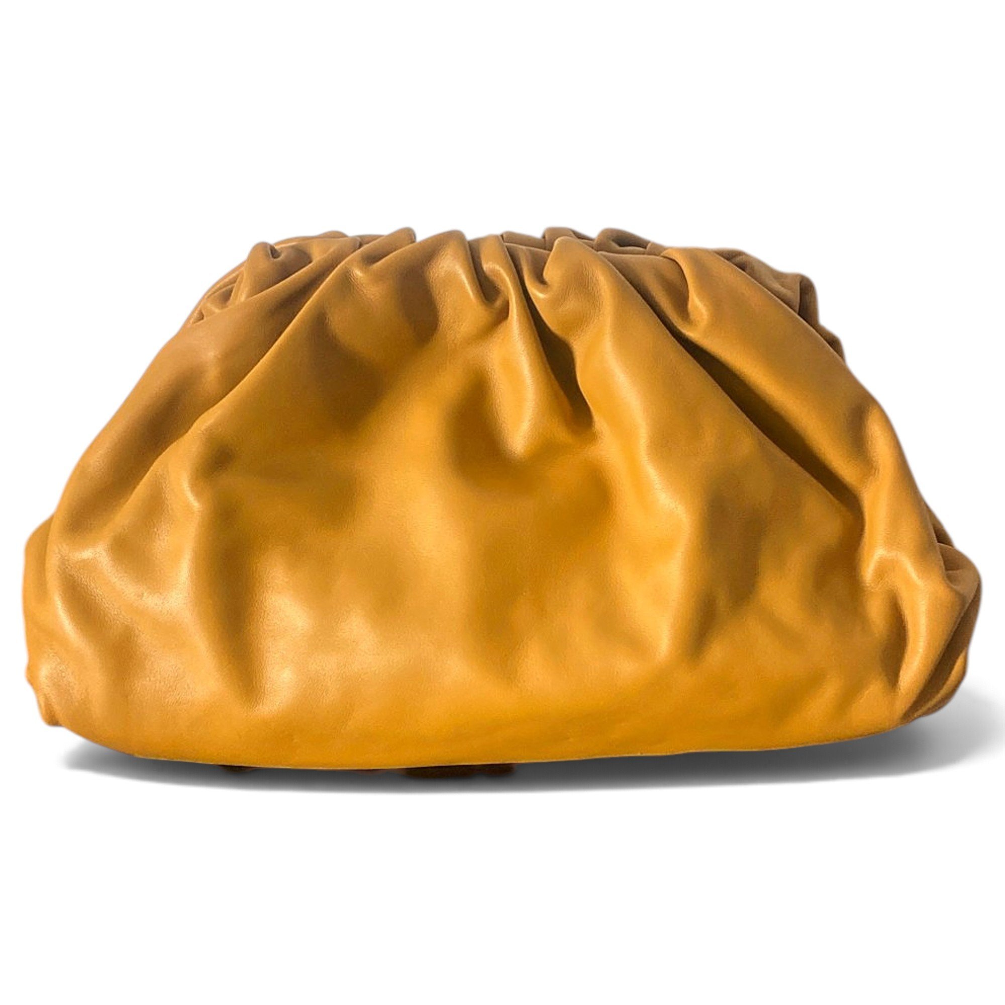 Pouch leather clutch bag