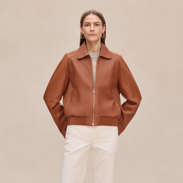 Marron Fauve Short Jacket