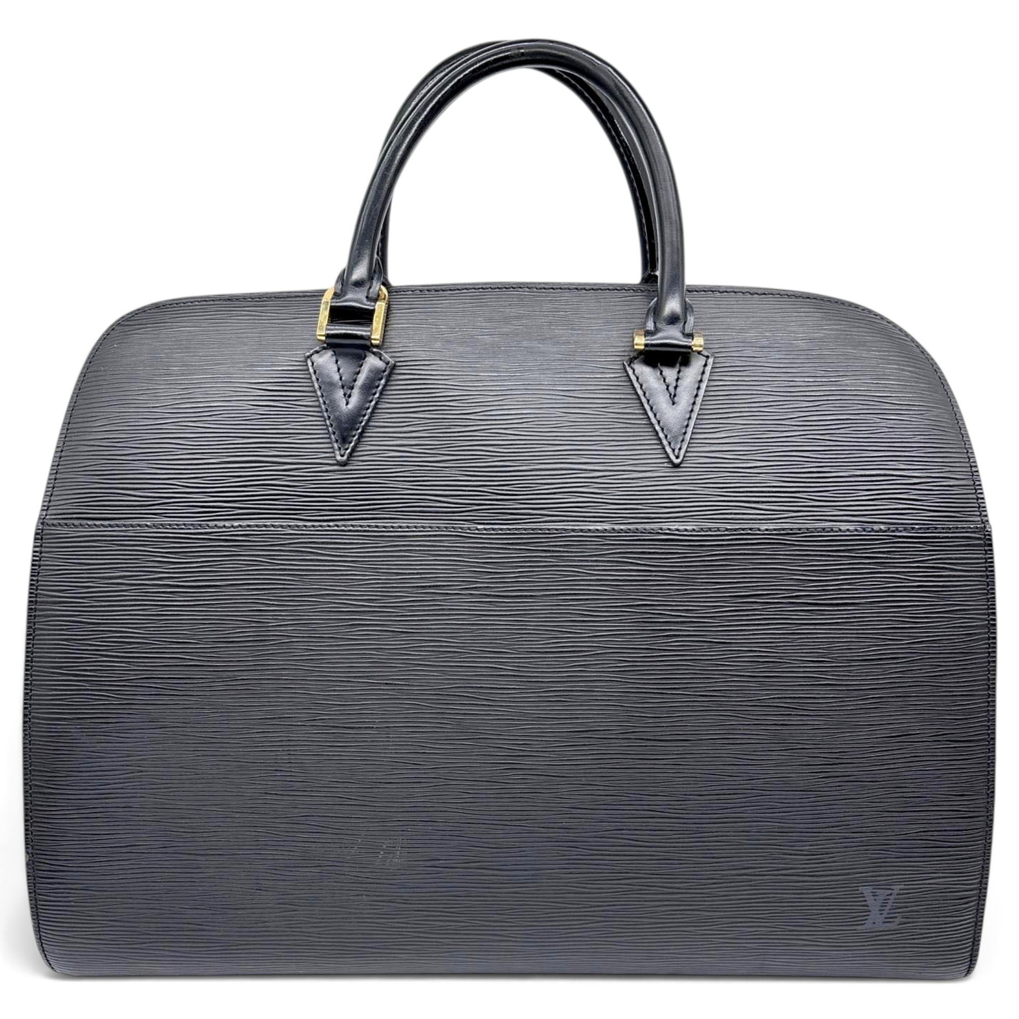 Leather travel bag