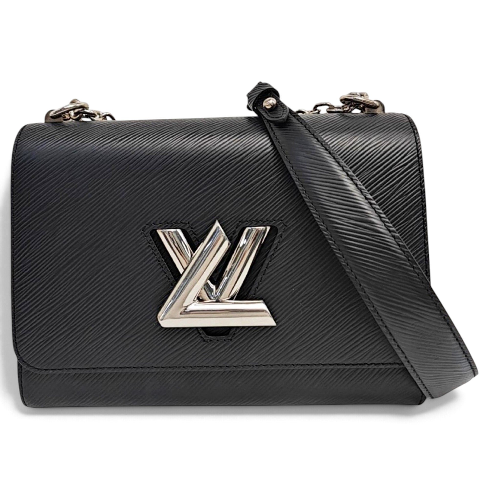 Twist leather handbag
