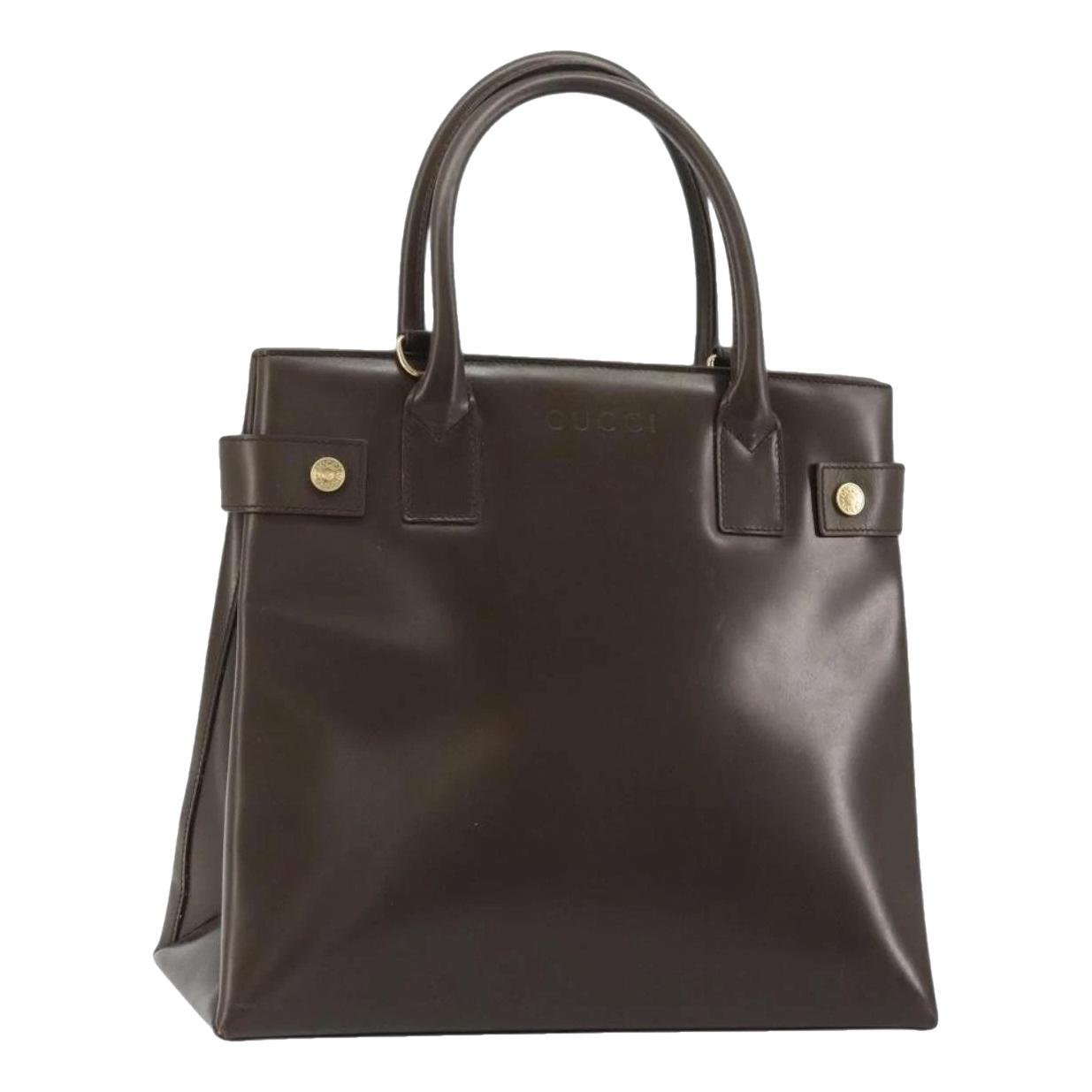 Patent leather handbag