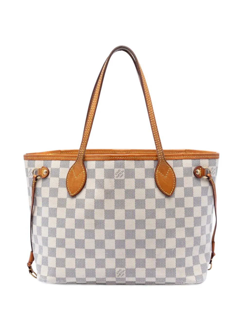 2010 Damier Azur Neverfull PM tote bag