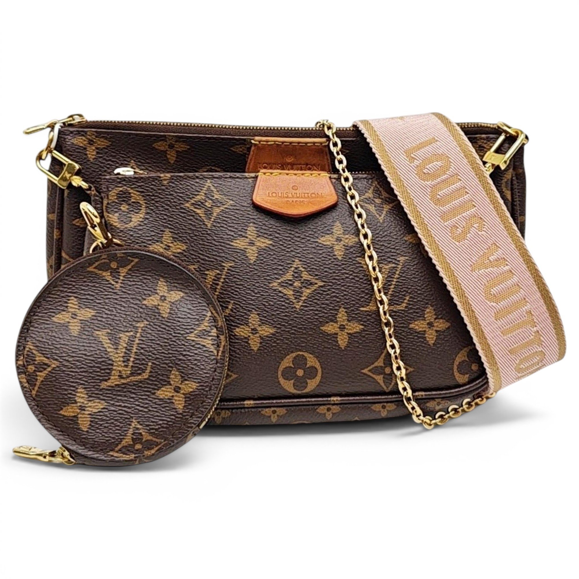 Maxi Multi Pochette Accessoires leather handbag