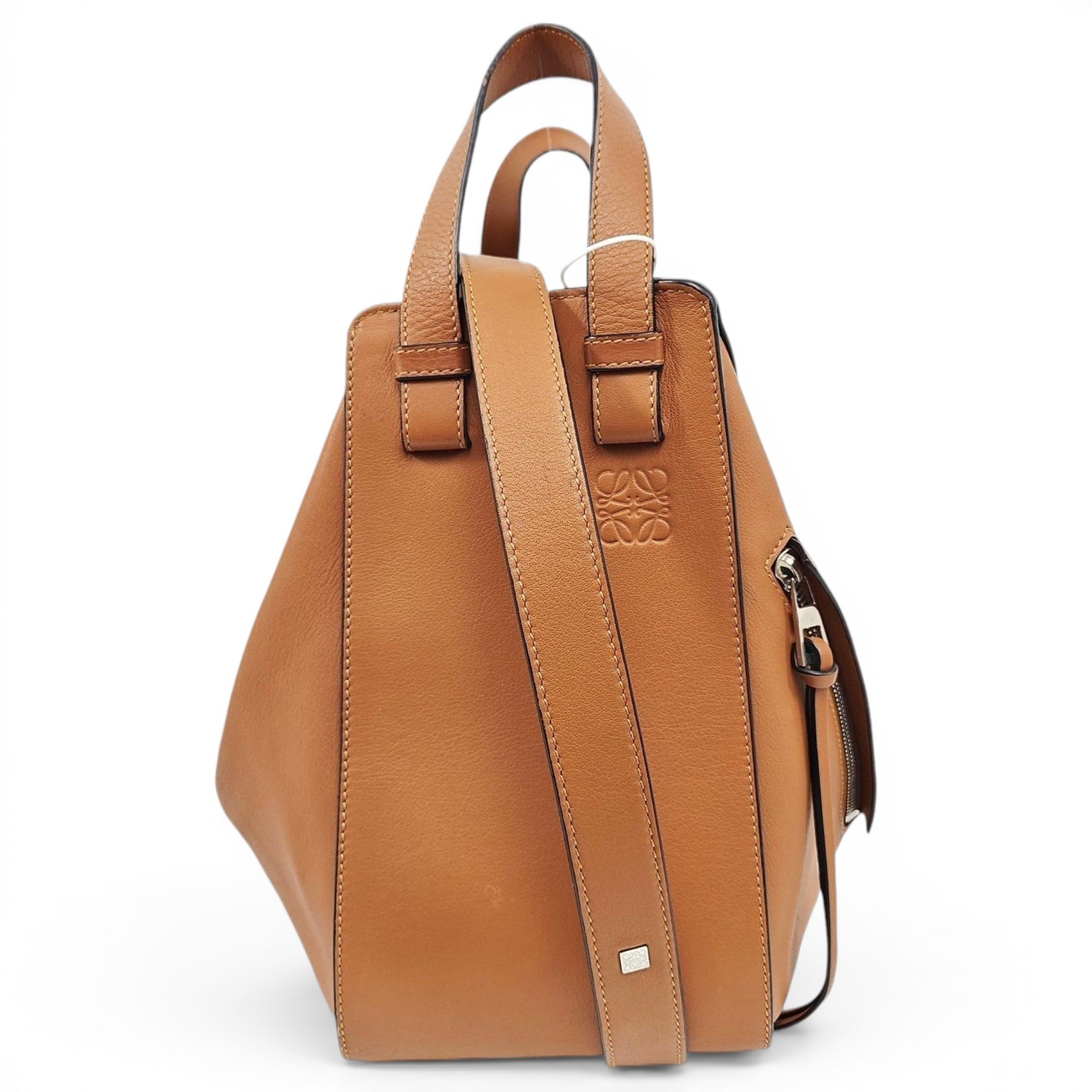 Hammock leather handbag
