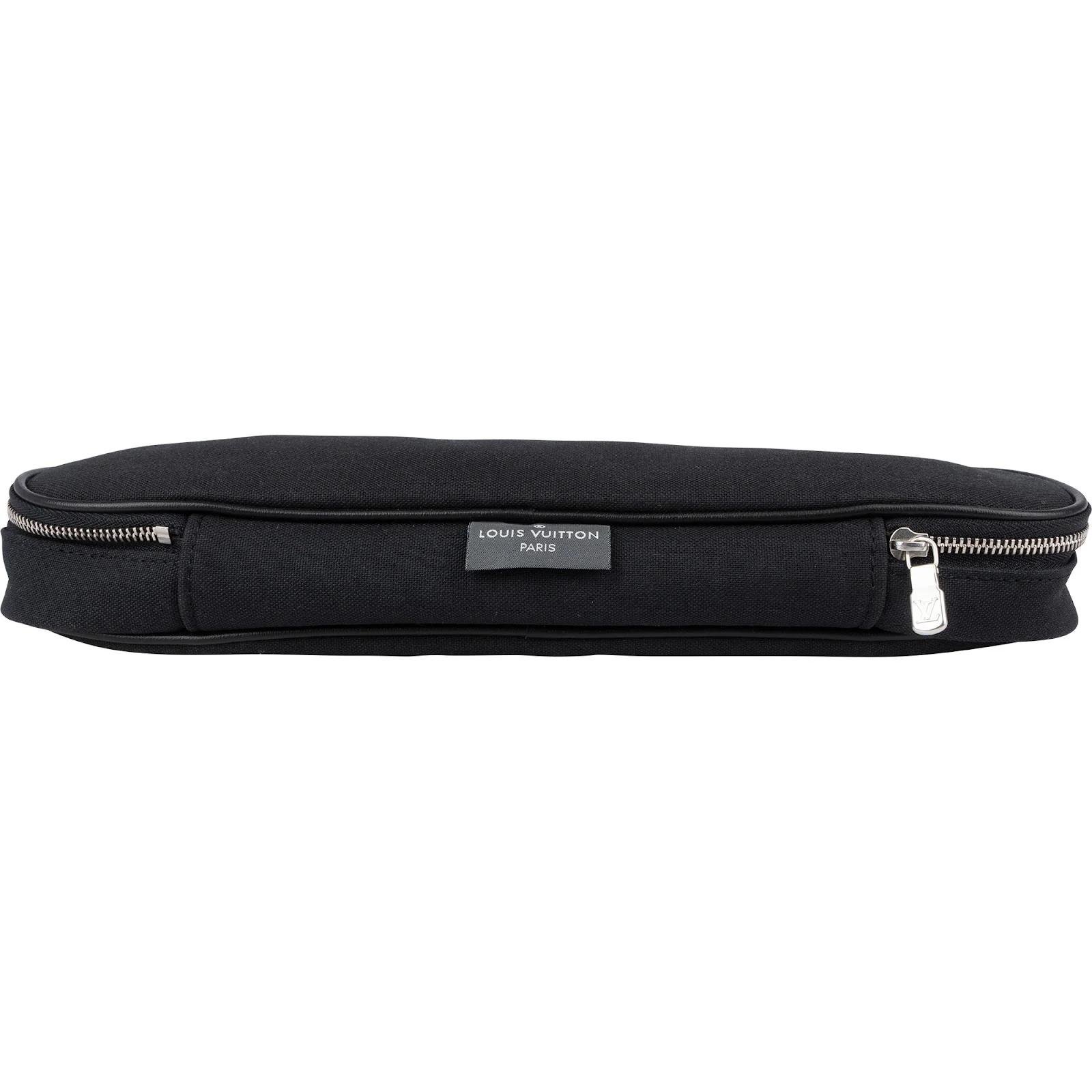 Leather clutch bag