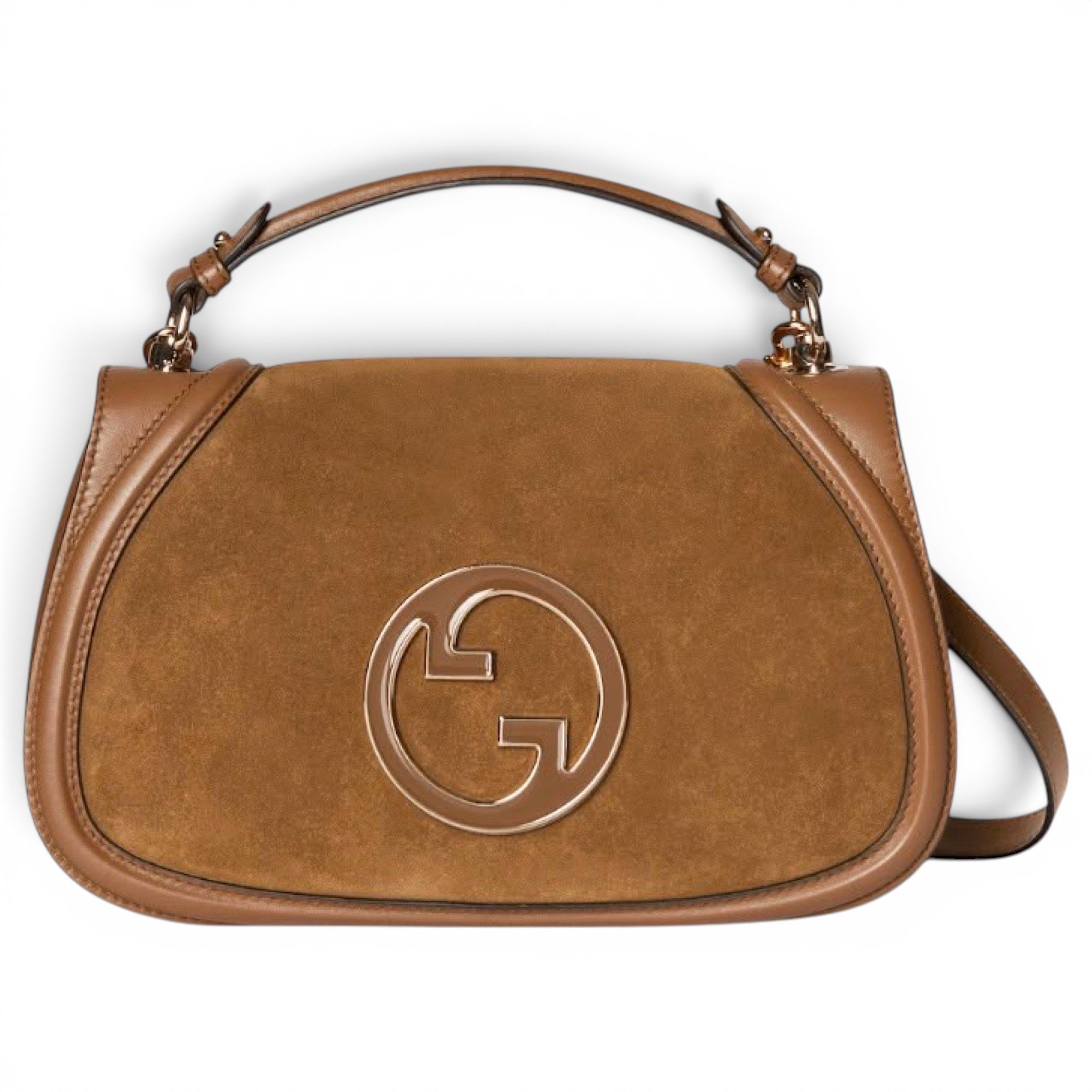 Attache leather handbag