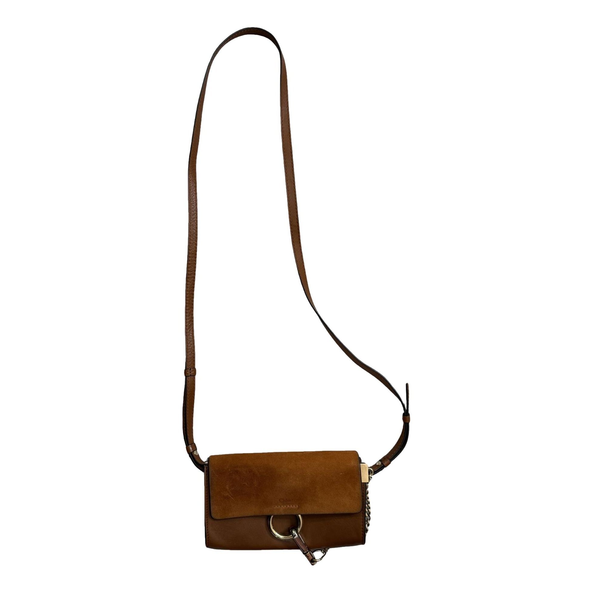 Faye leather crossbody bag