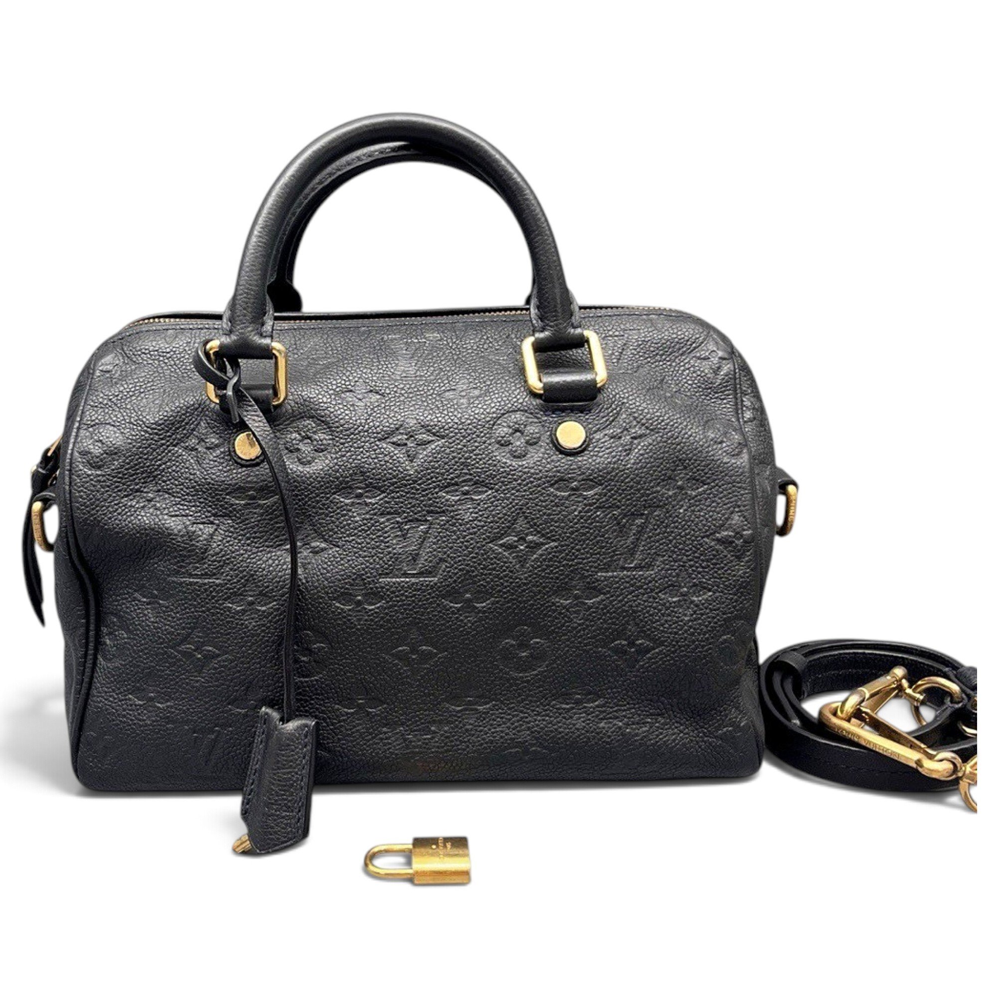 Speedy leather handbag