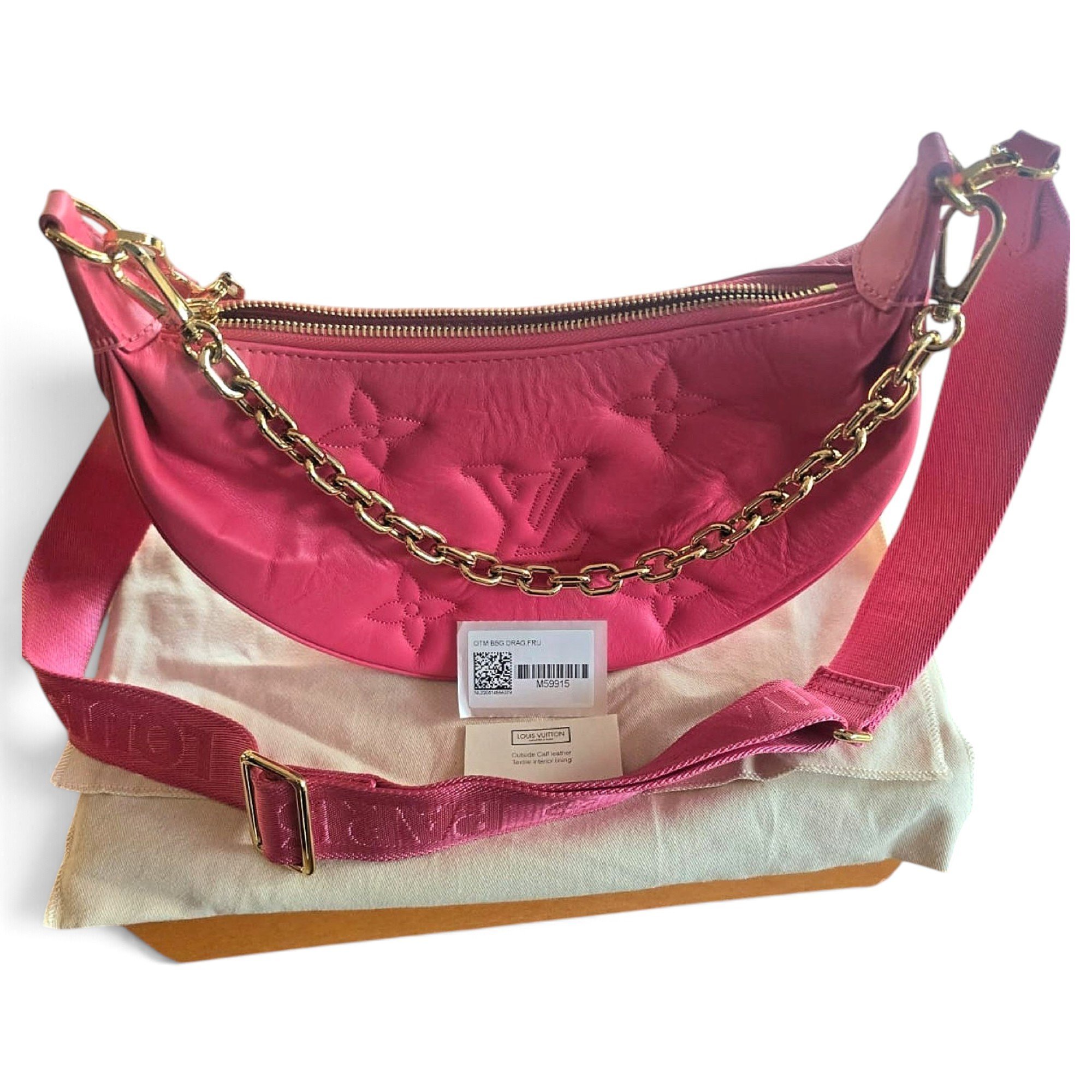 Over The Moon leather handbag