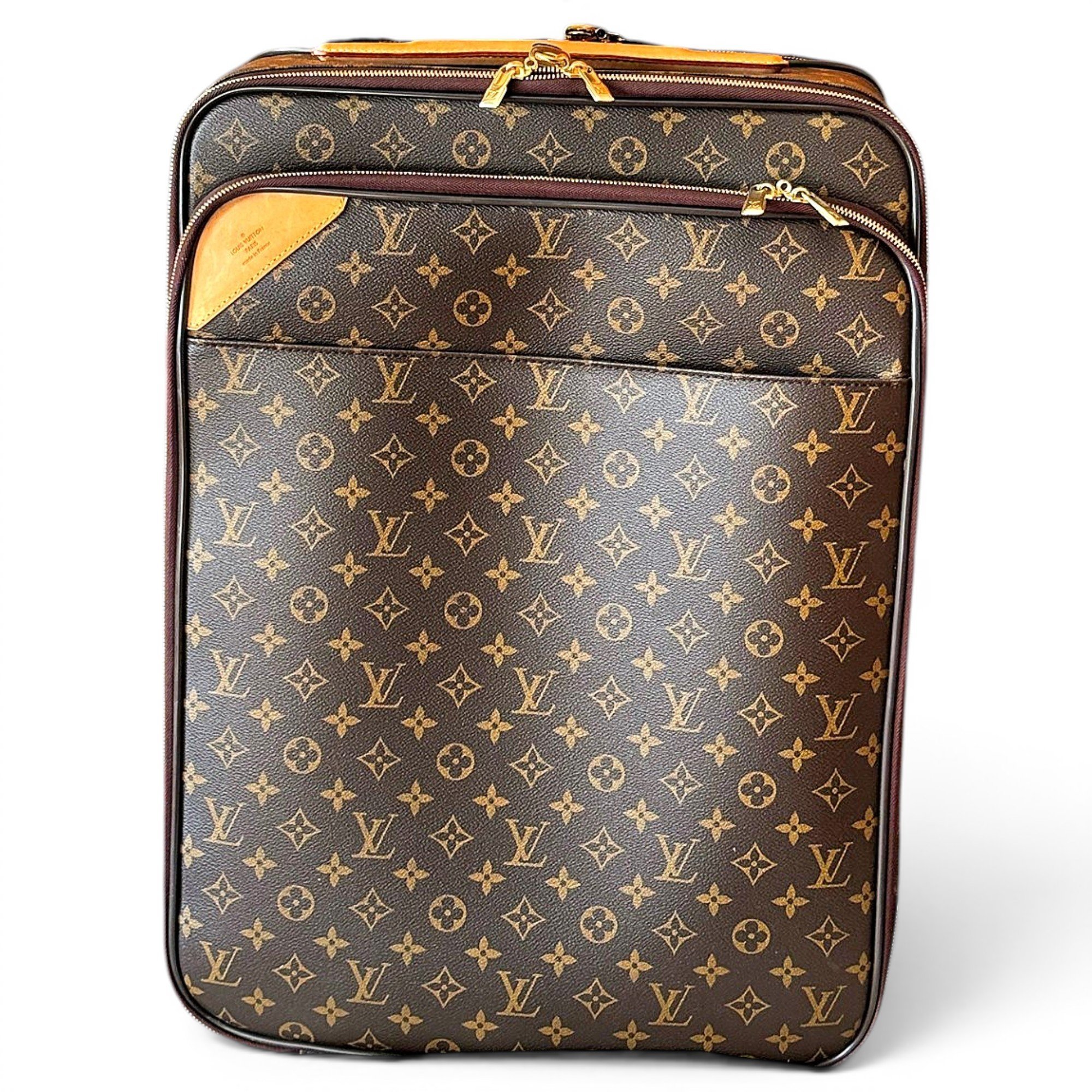 Pegase leather travel bag