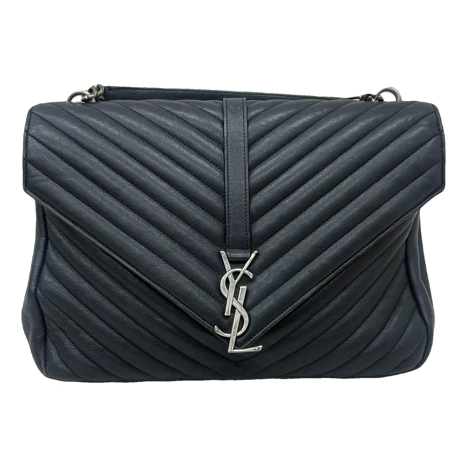 Collége monogramme leather handbag