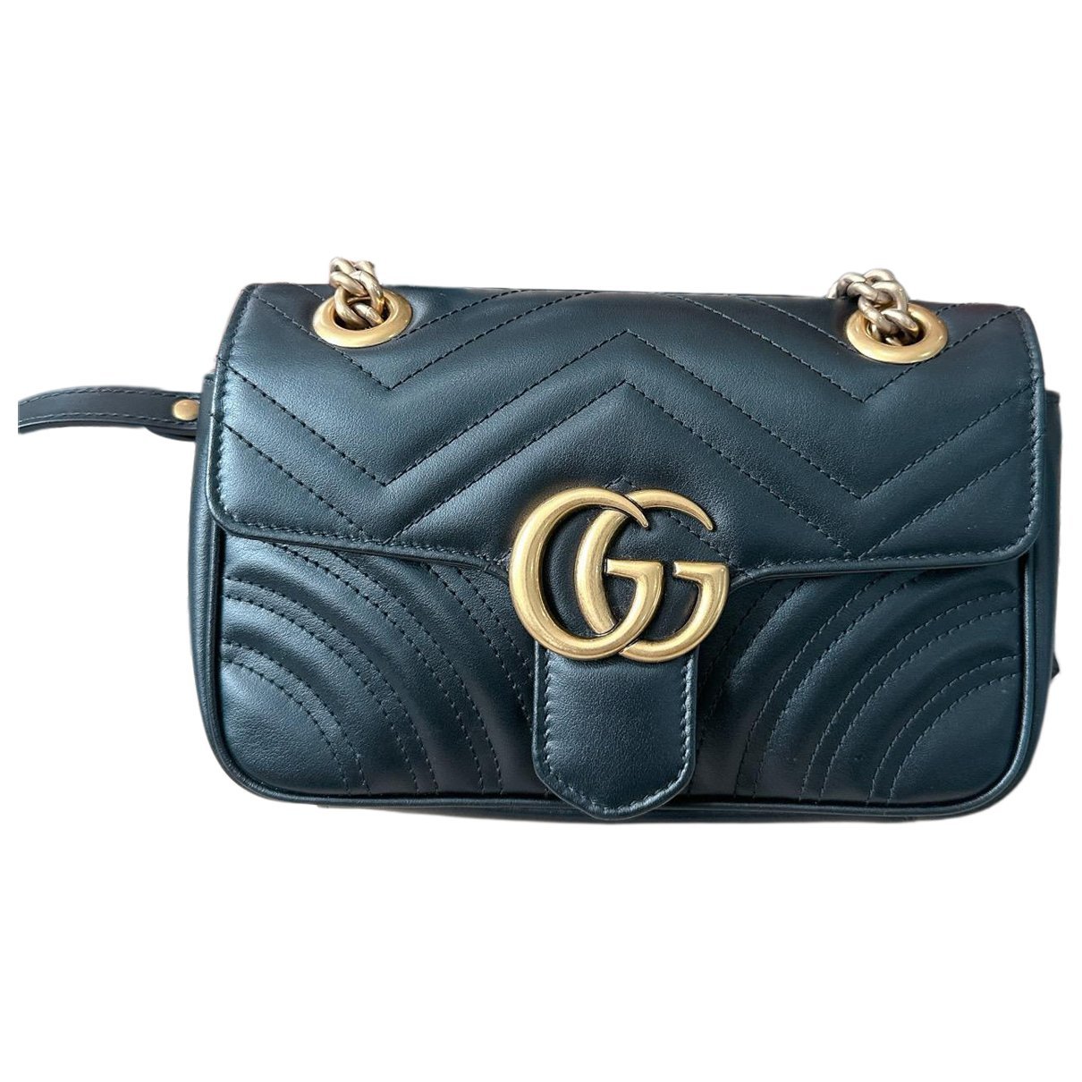 GG Marmont Flap leather crossbody bag