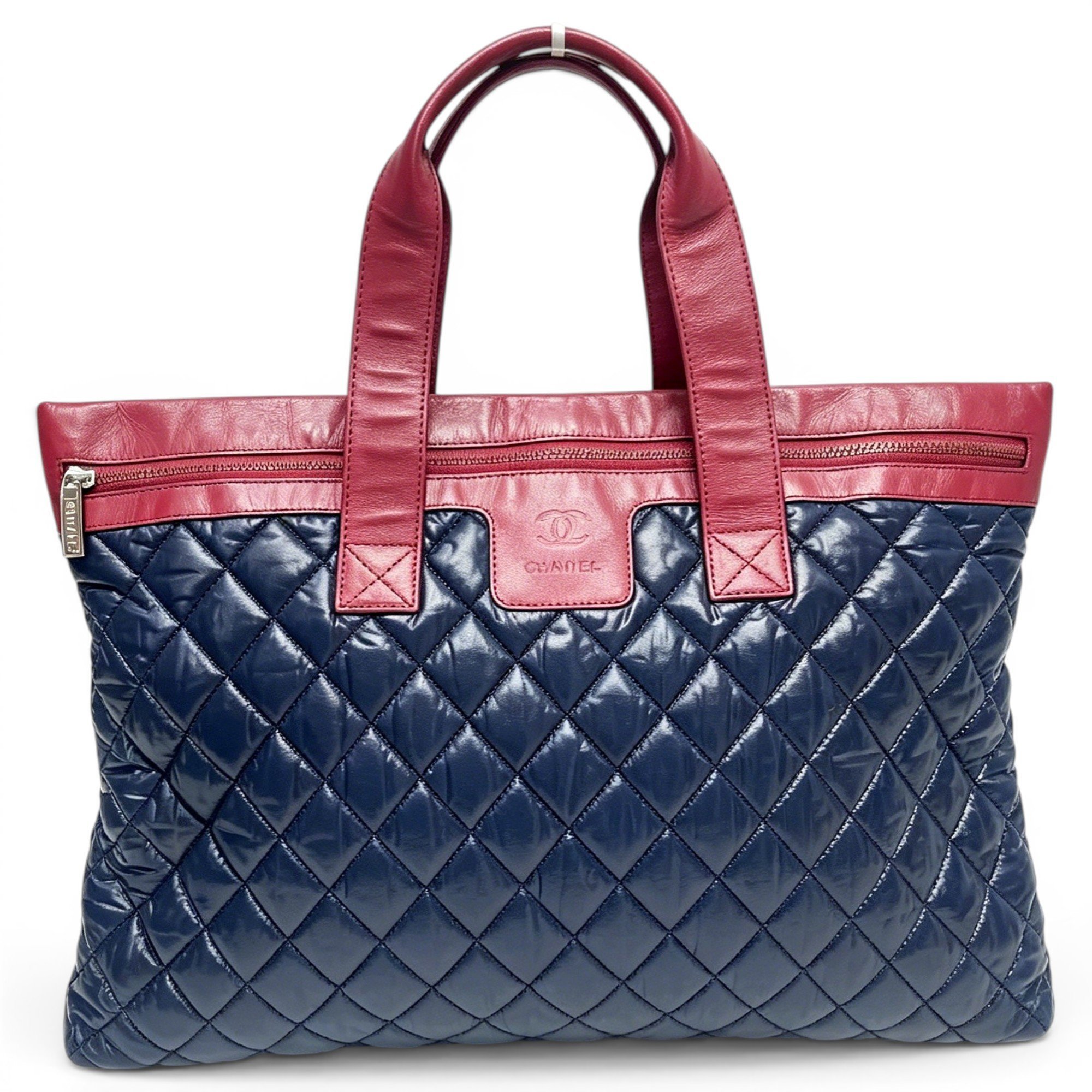 Leather tote