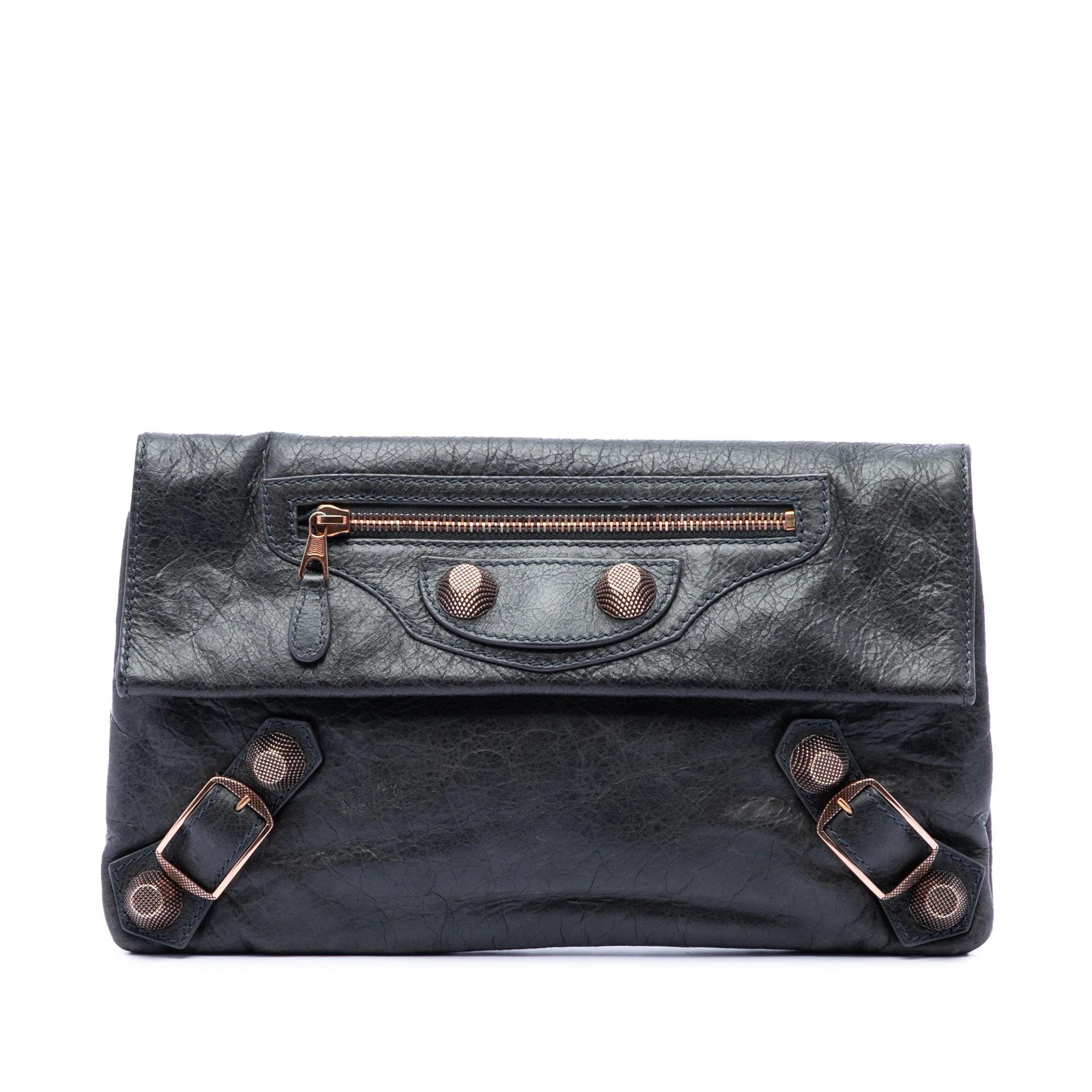 Envelop pony-style calfskin handbag