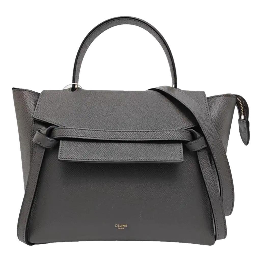 Belt leather crossbody bag