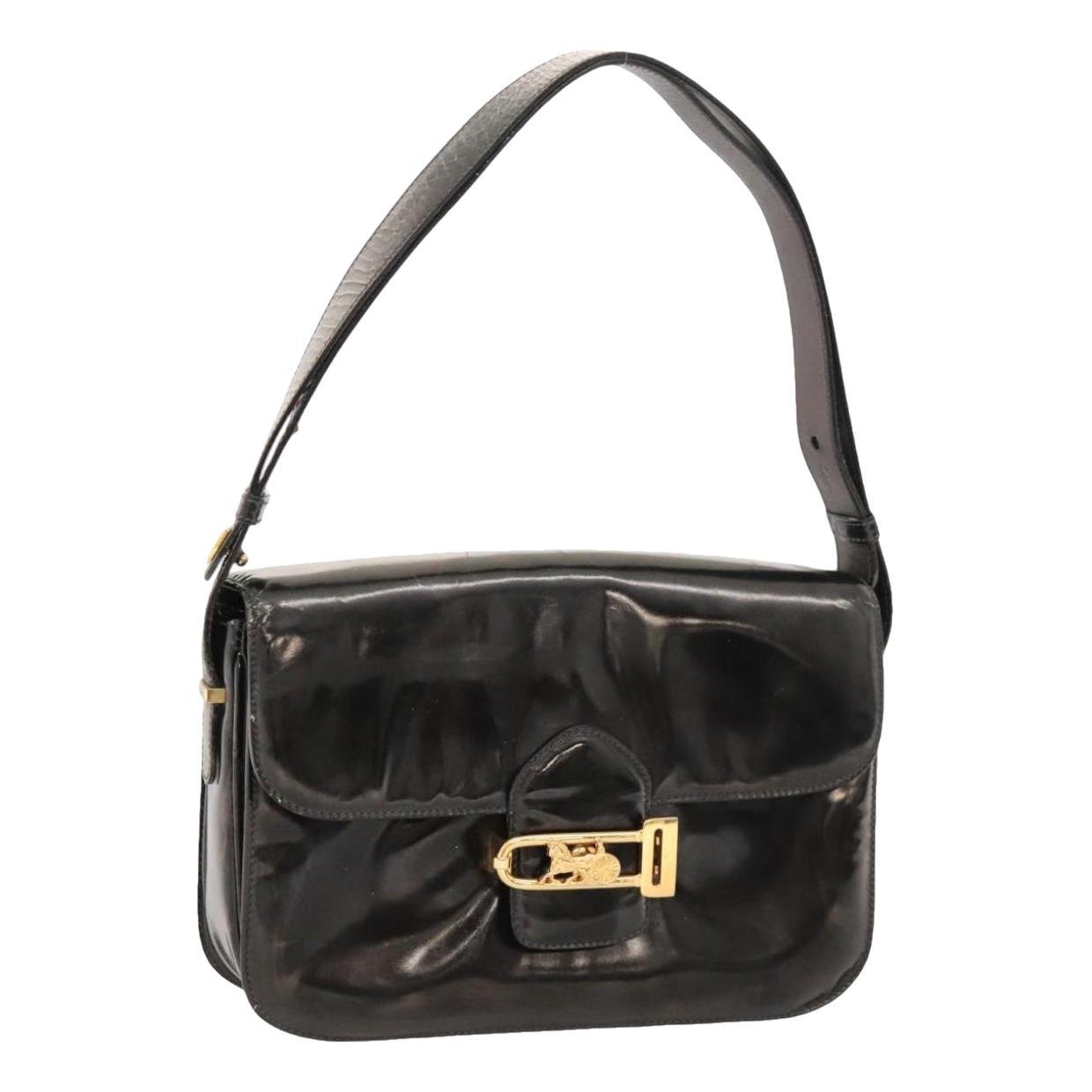 Patent leather handbag