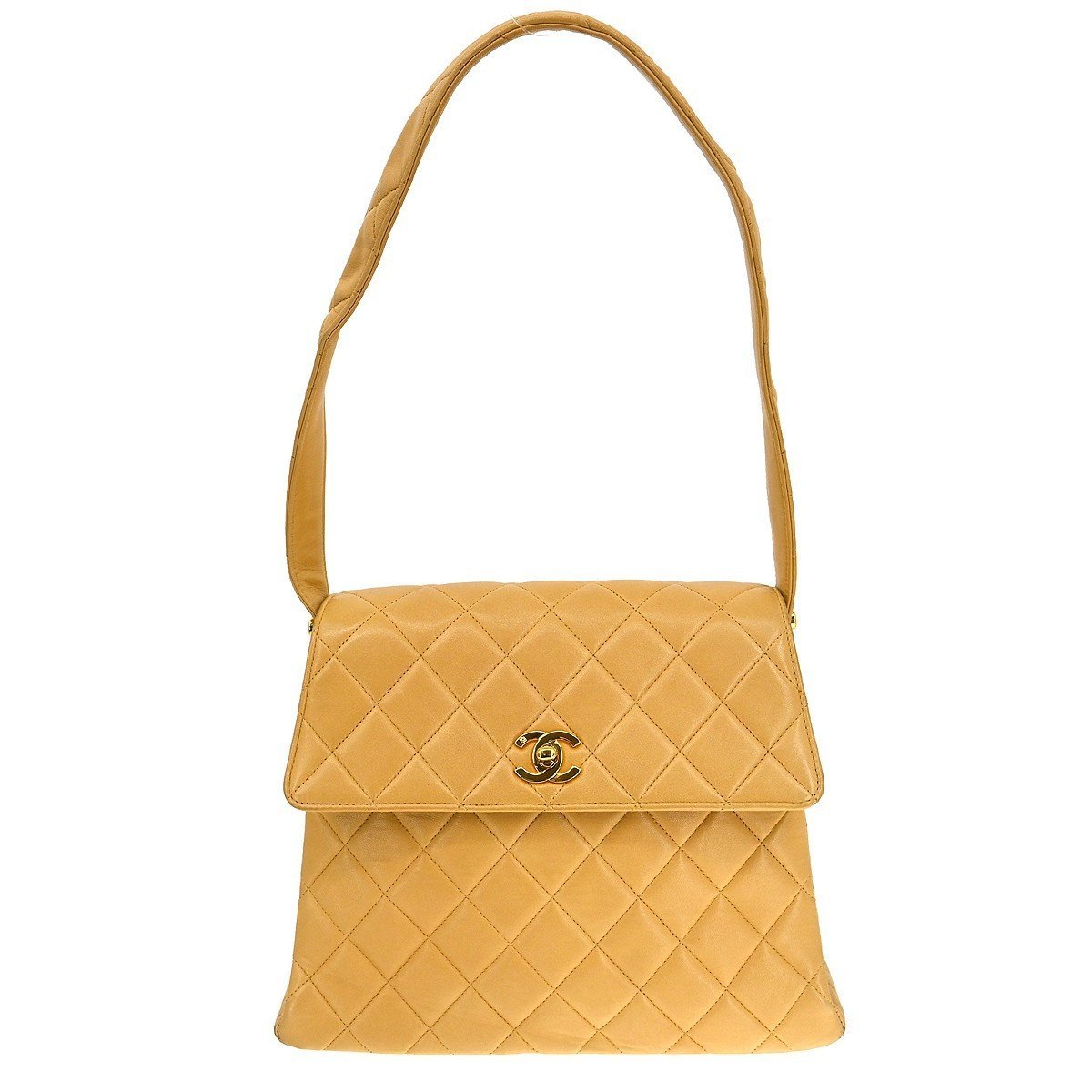Trendy CC Flap leather handbag