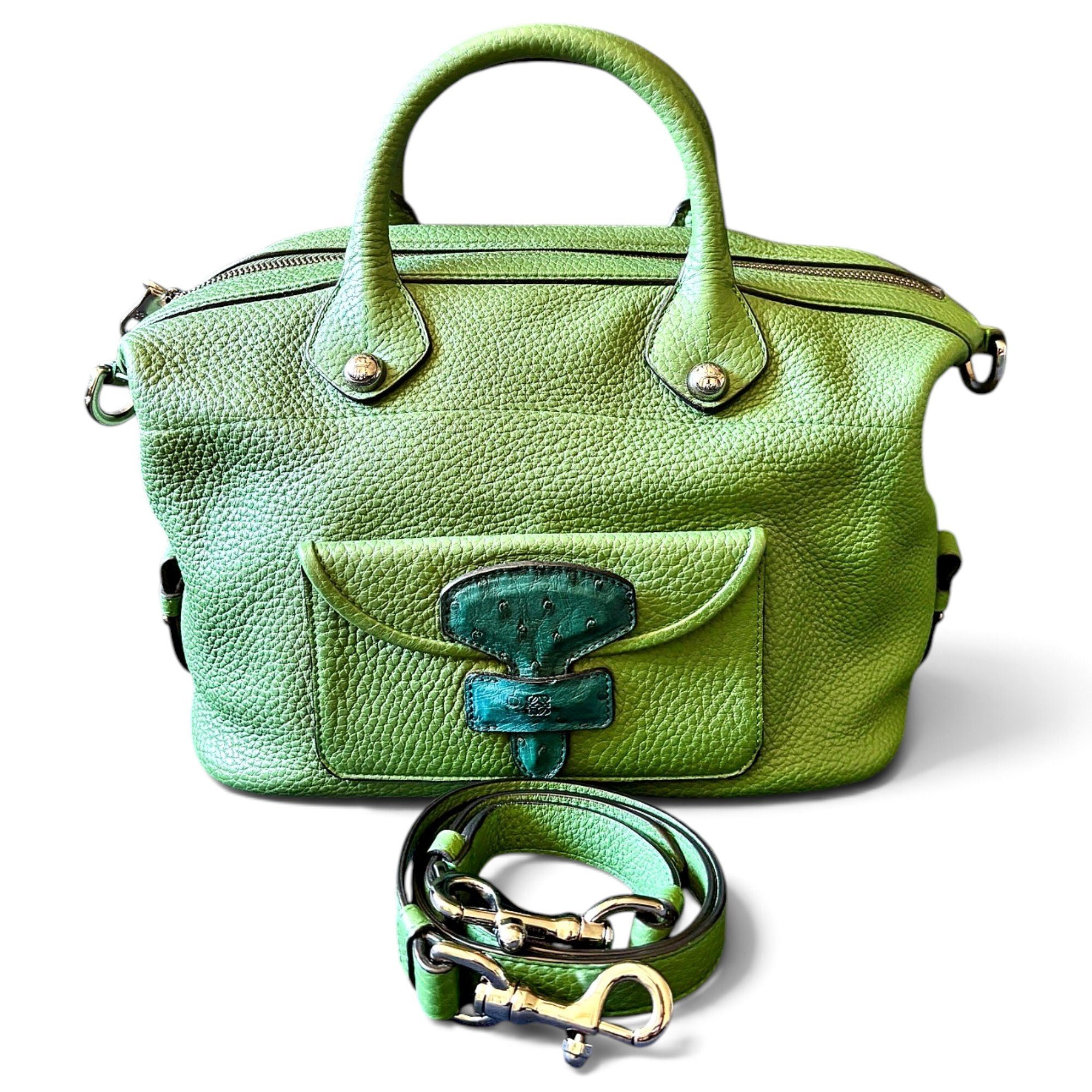 Leather crossbody bag
