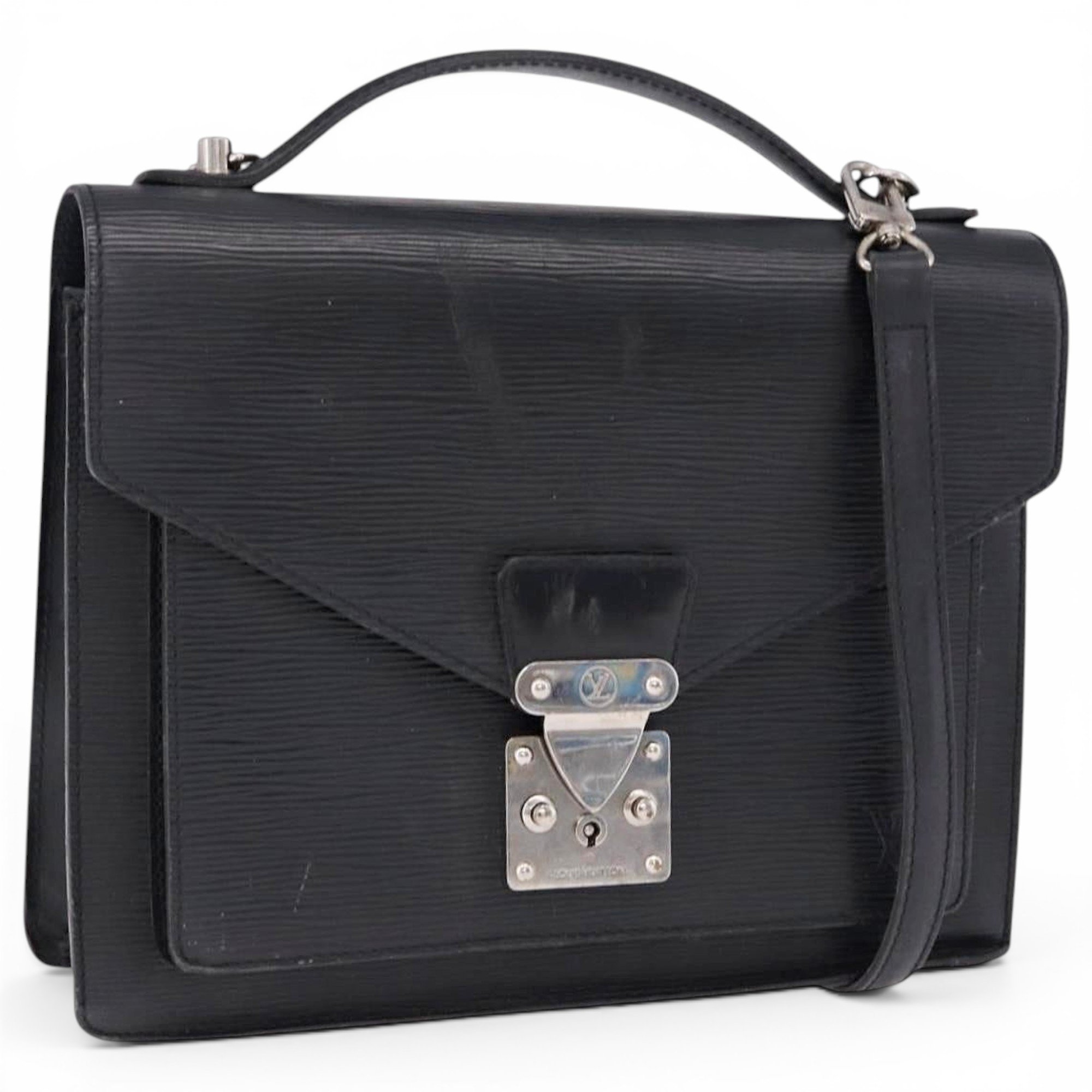 Monceau leather satchel